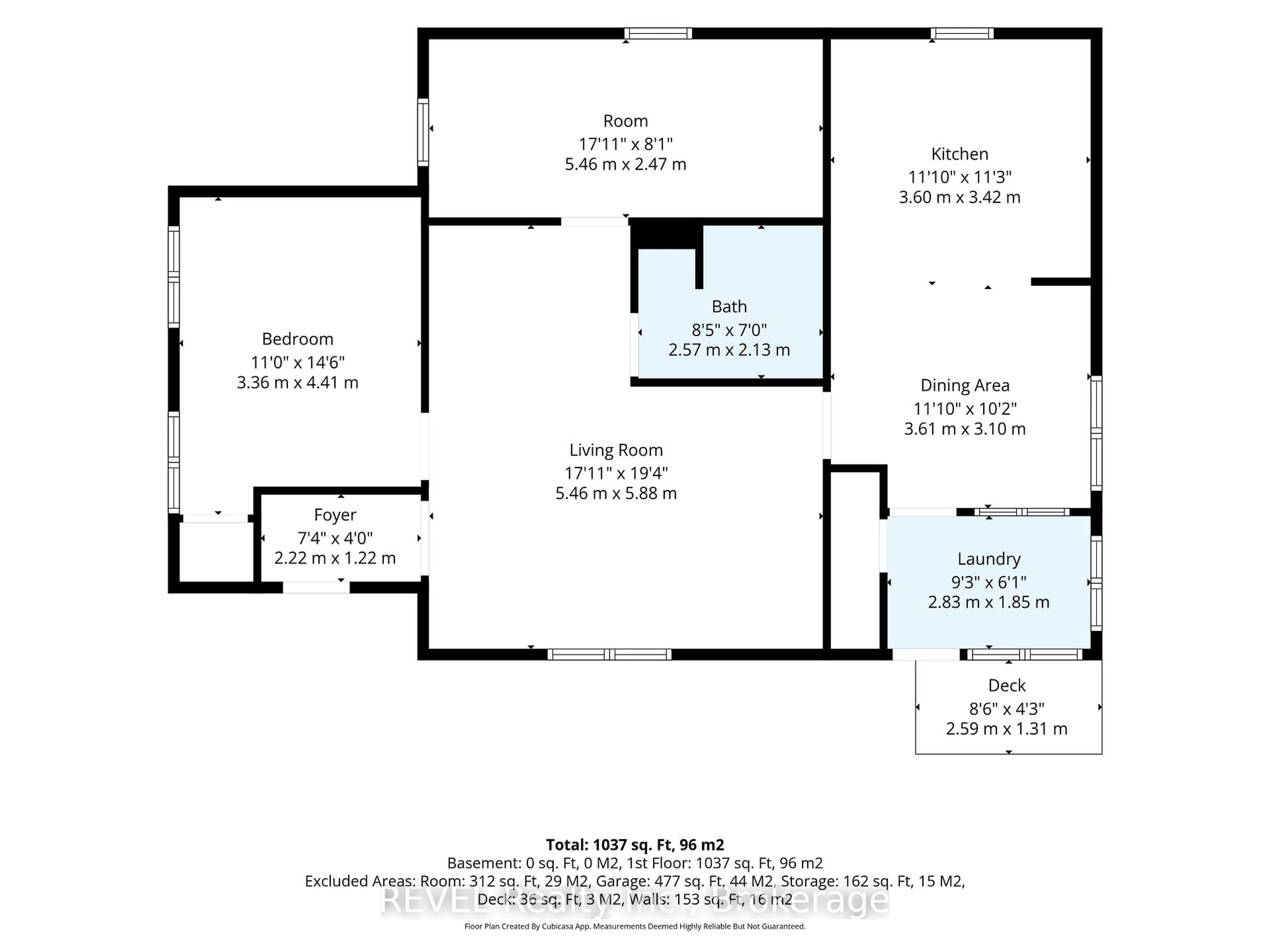 Floor plan for 43956 Hwy 3, Wainfleet Ontario L0S 1V0