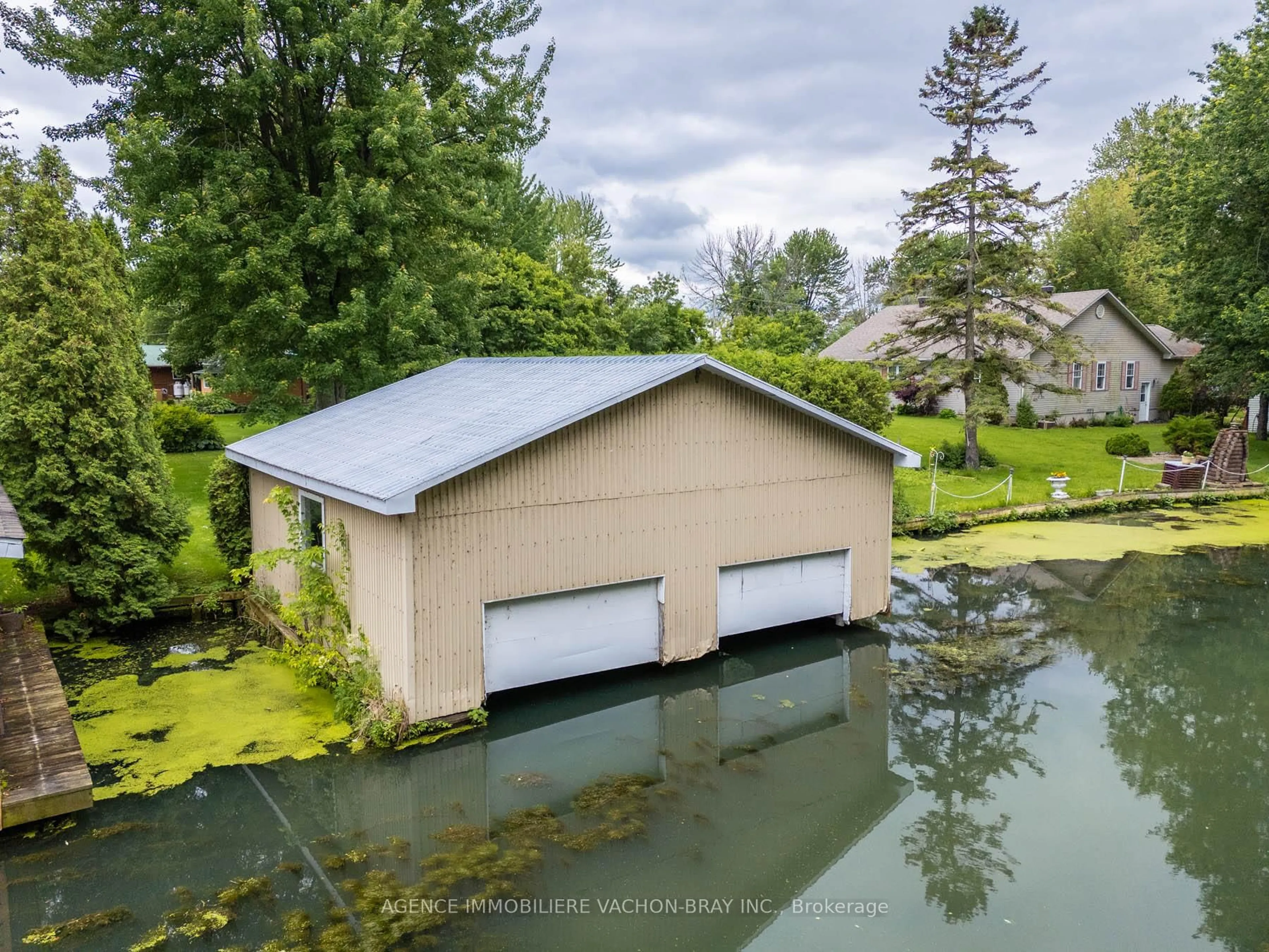 A pic from outside/outdoor area/front of a property/back of a property/a pic from drone, water/lake/river/ocean view for 21050 Juniper Ave, South Glengarry Ontario K0C 1E0