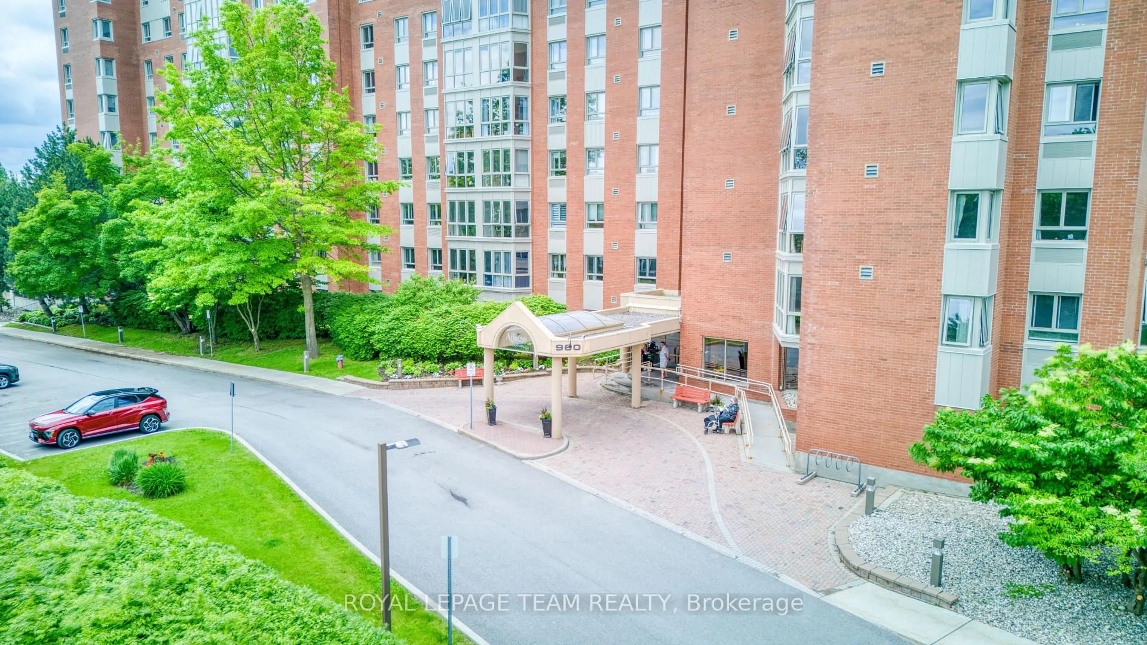 Patio, city buildings view from balcony for 960 Teron Rd #401, Ottawa Ontario K2K 2B6