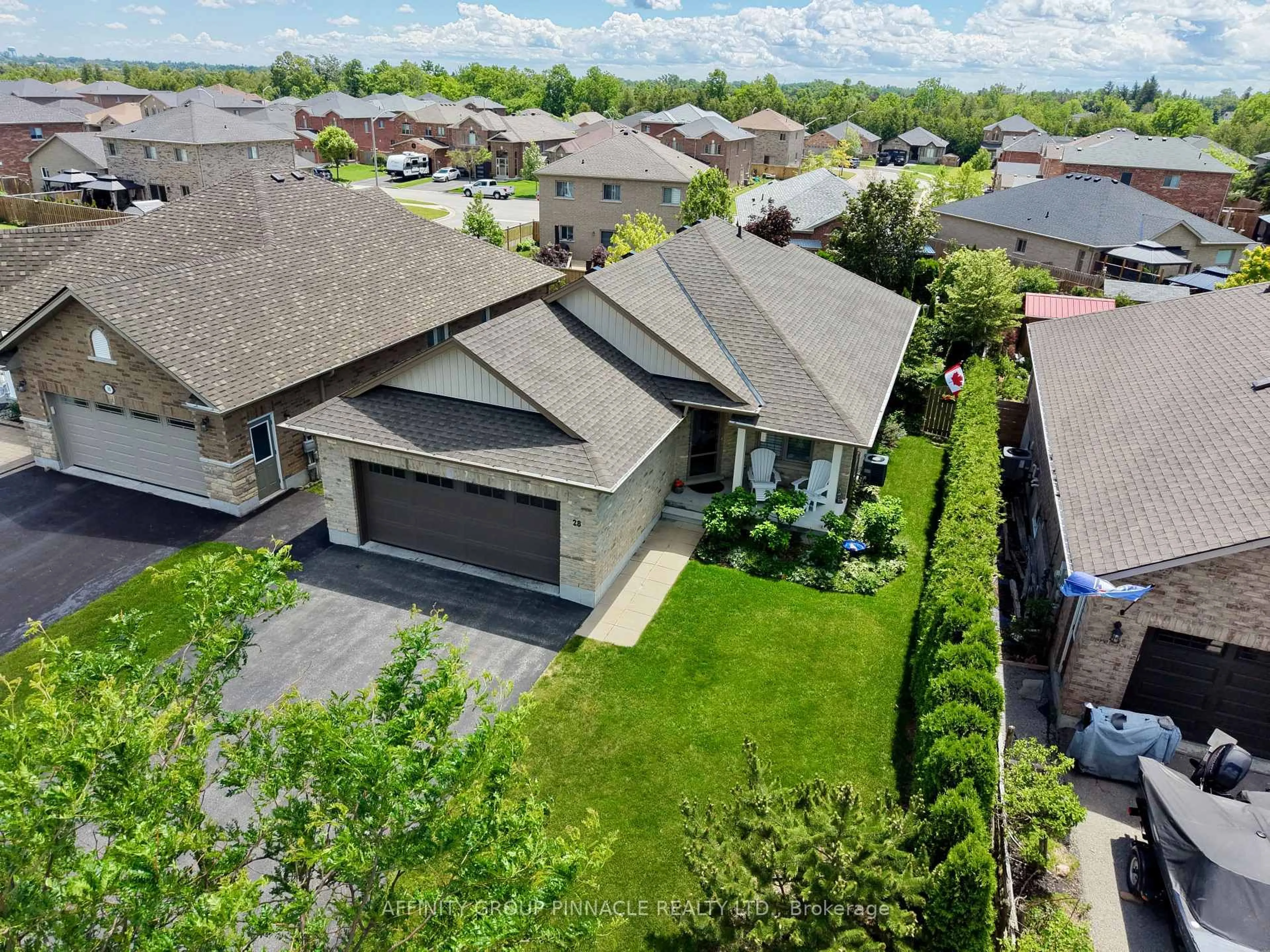 A pic from outside/outdoor area/front of a property/back of a property/a pic from drone, street for 28 Liam St, Kawartha Lakes Ontario K9V 0J3