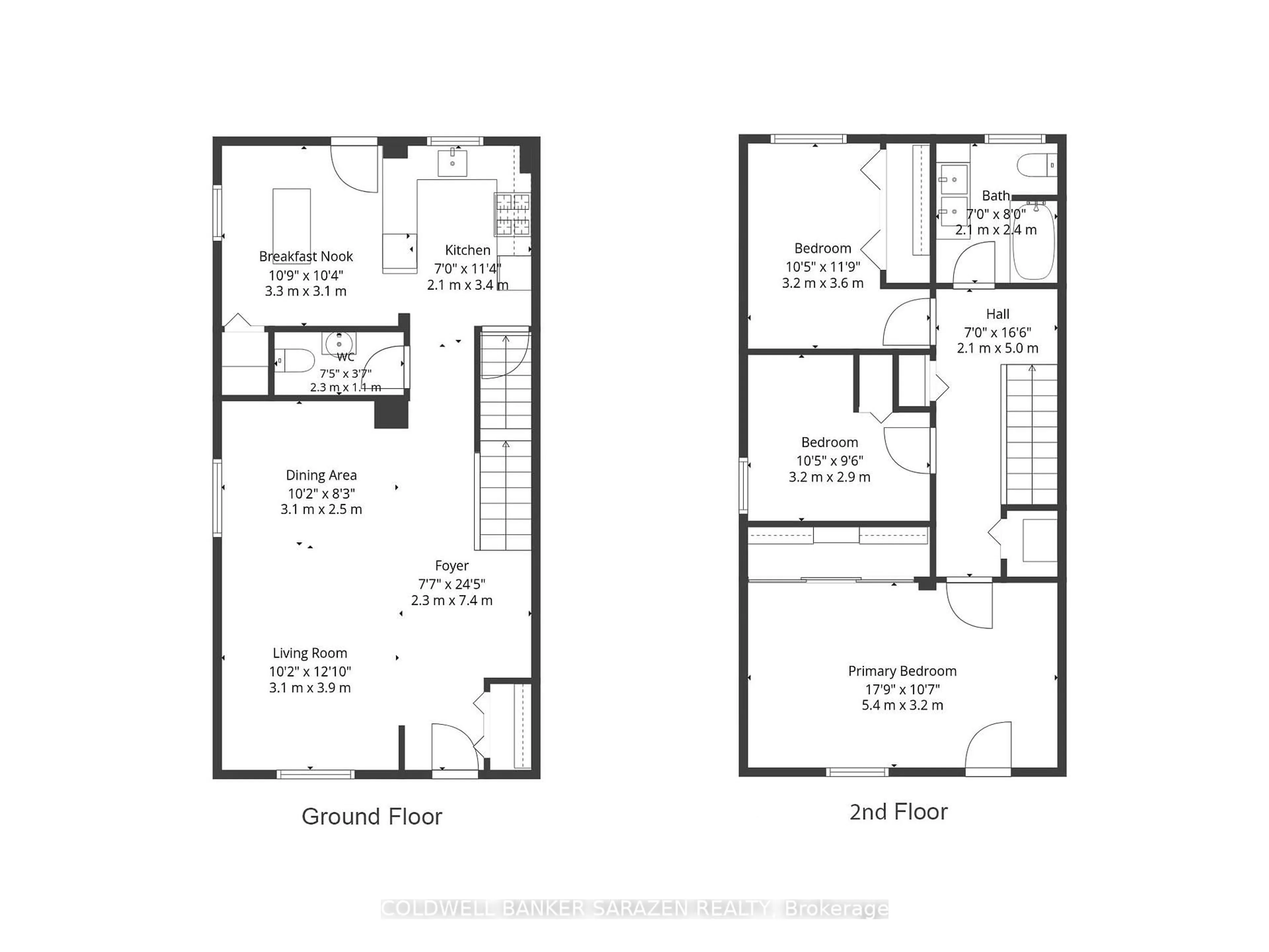 Floor plan for 158 Primrose Ave, Ottawa Ontario K1R 6M5