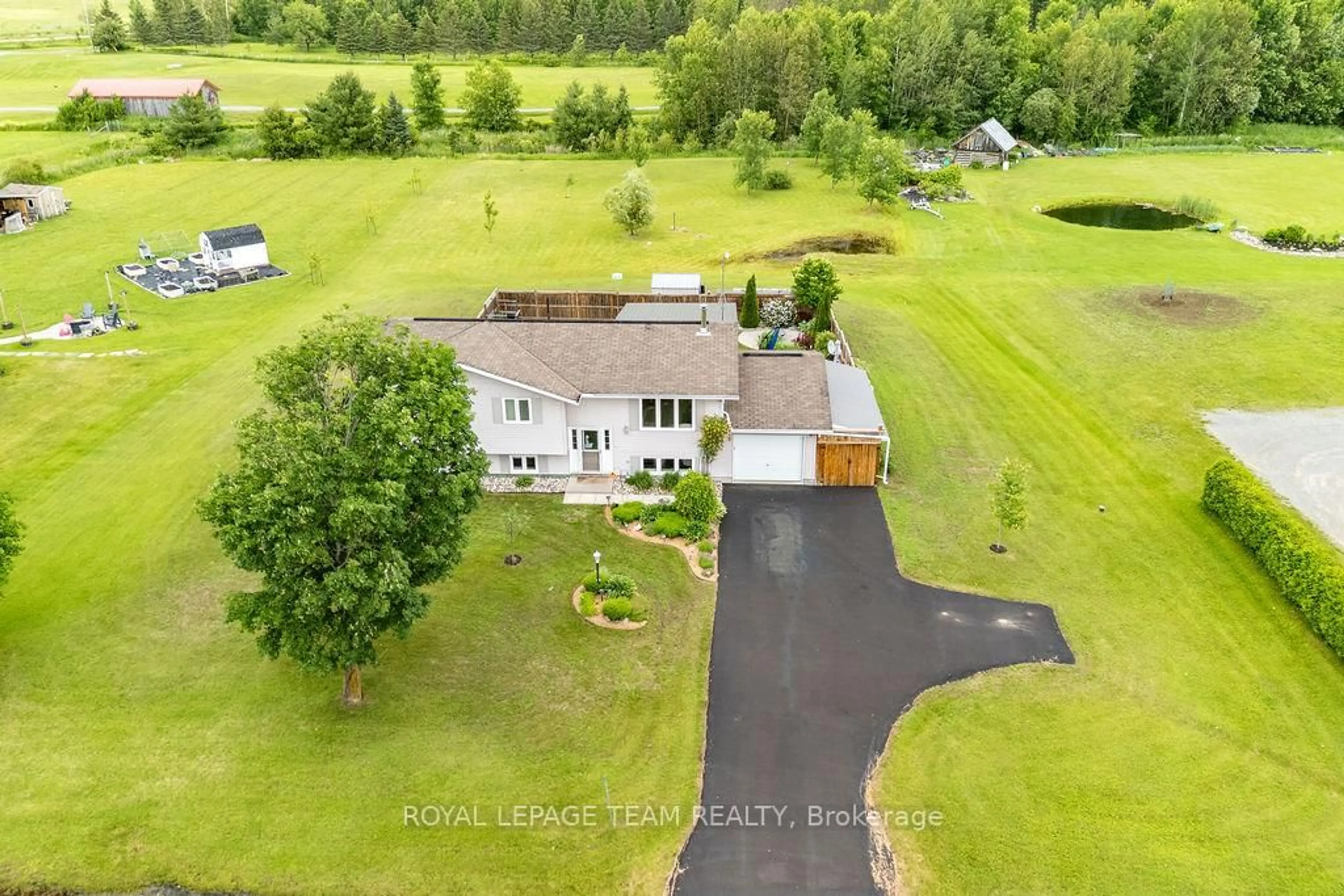 A pic from outside/outdoor area/front of a property/back of a property/a pic from drone, water/lake/river/ocean view for 39 Biederman Rd, Golden Lake Ontario K0J 1X0