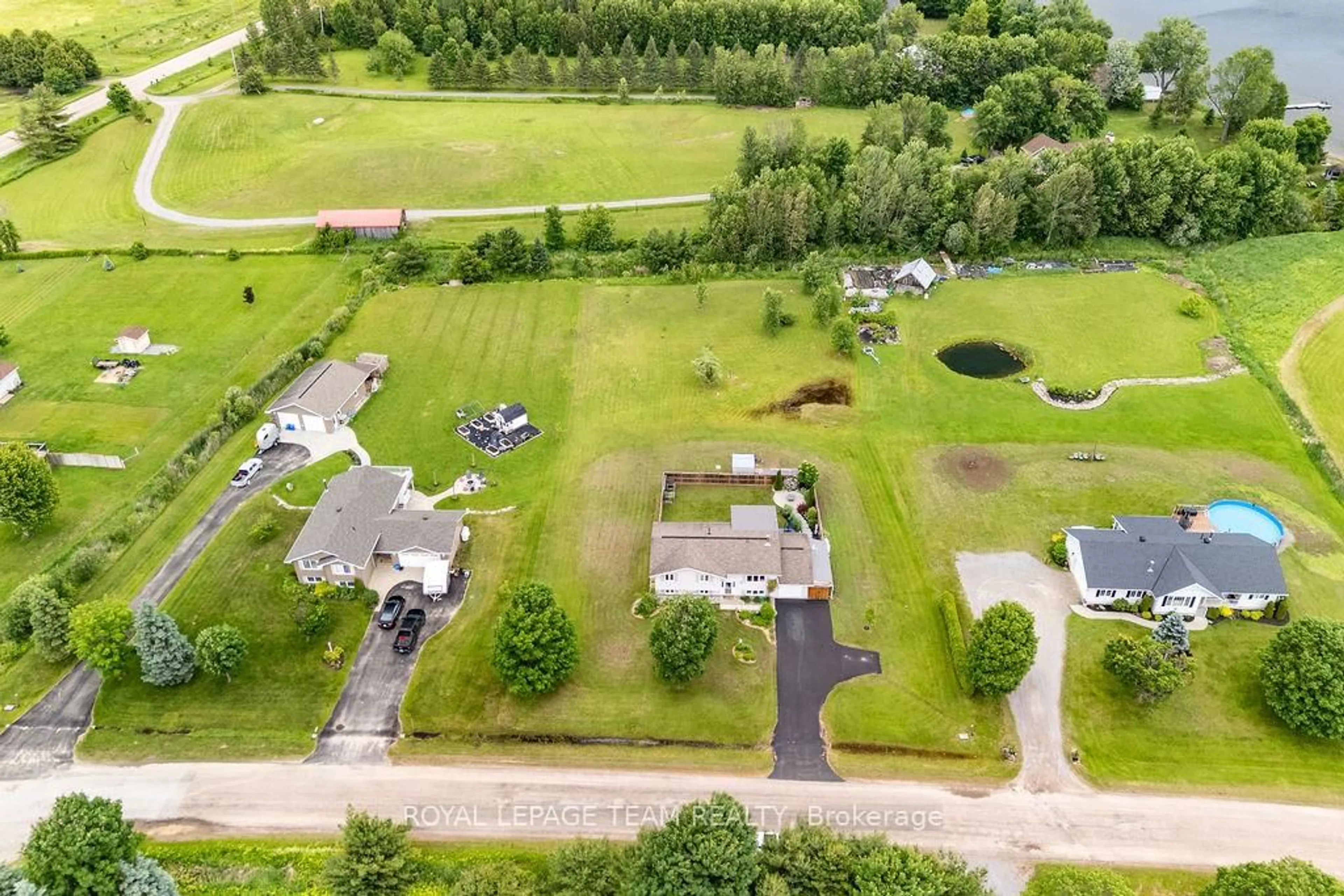 A pic from outside/outdoor area/front of a property/back of a property/a pic from drone, water/lake/river/ocean view for 39 Biederman Rd, Golden Lake Ontario K0J 1X0