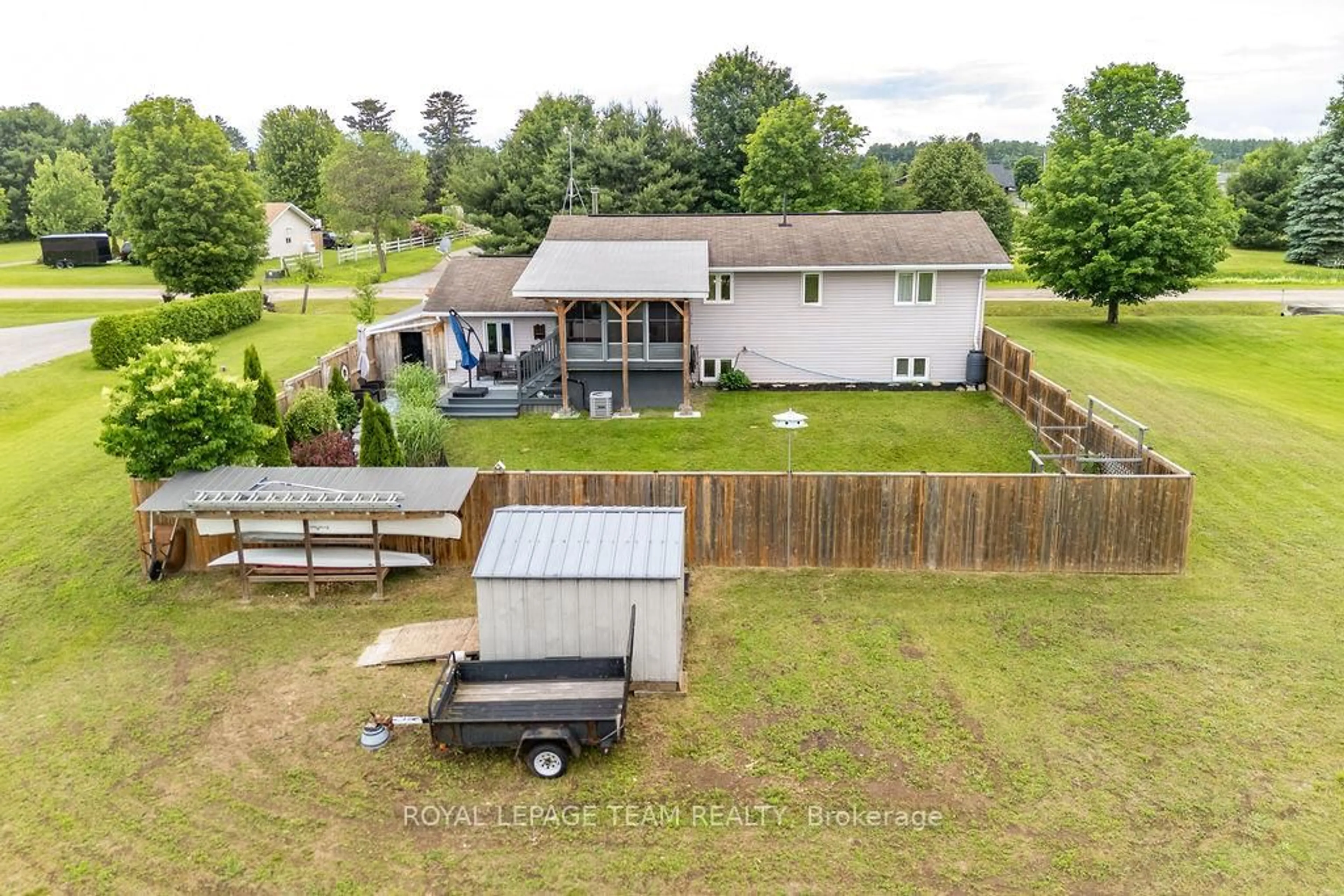 A pic from outside/outdoor area/front of a property/back of a property/a pic from drone, building for 39 Biederman Rd, Golden Lake Ontario K0J 1X0