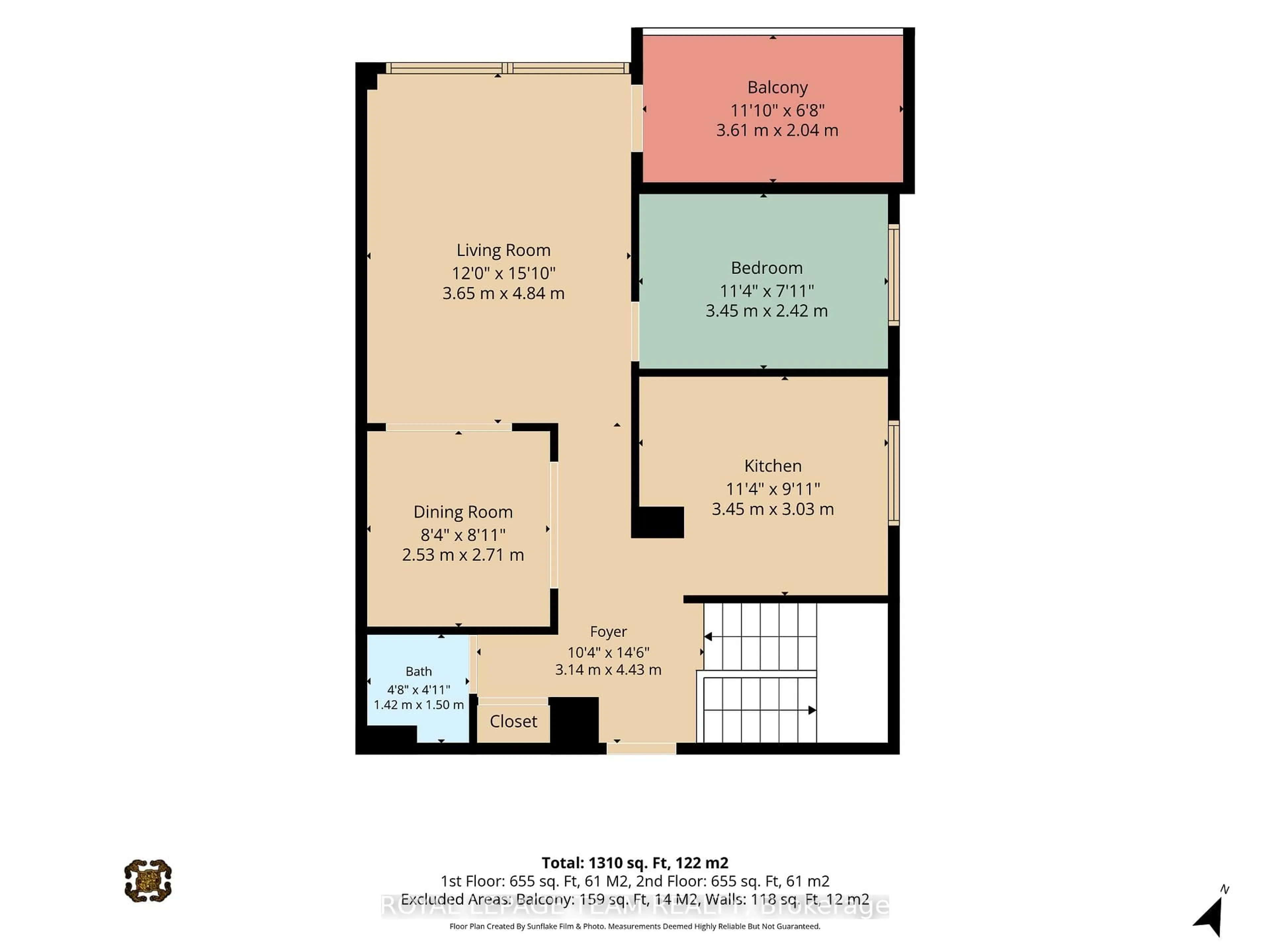 Floor plan for 2630 Southvale Cres #214, Ottawa Ontario K1B 4S8