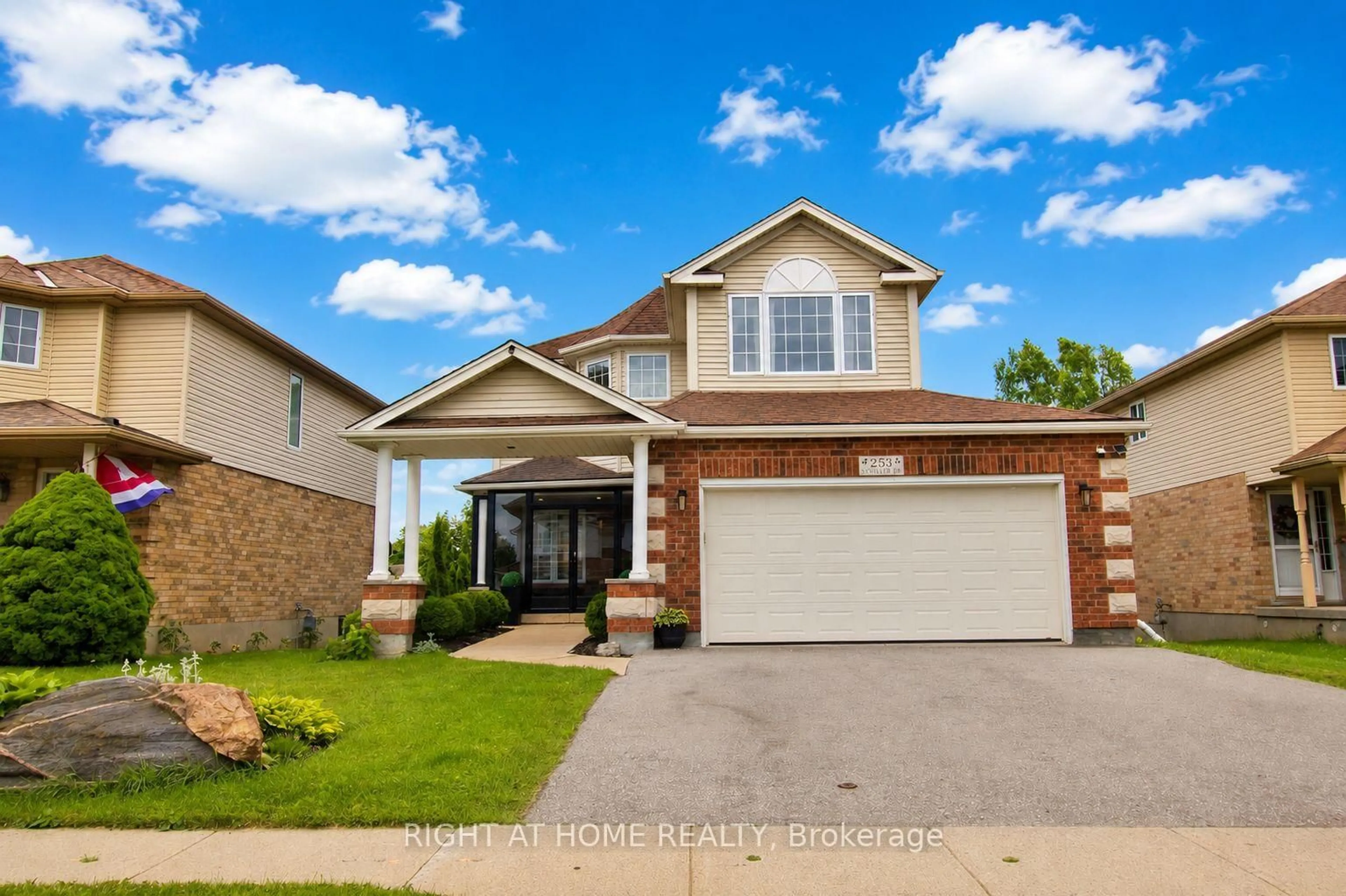 Home with brick exterior material, street for 253 Schneller Dr, Wilmot Ontario N3A 2K9