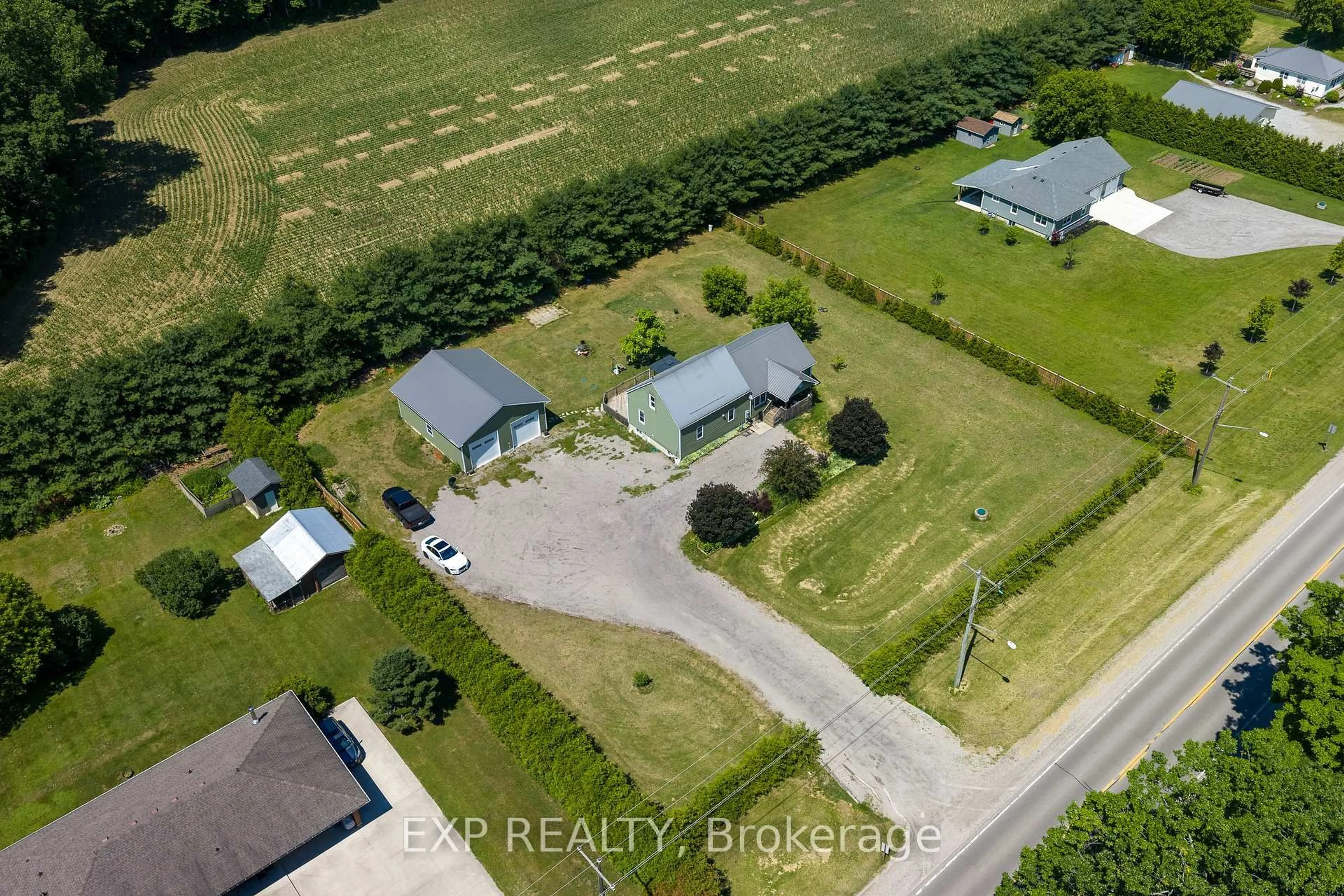 A pic from outside/outdoor area/front of a property/back of a property/a pic from drone, street for 2073 MAIN St, Norfolk Ontario N0E 1X0