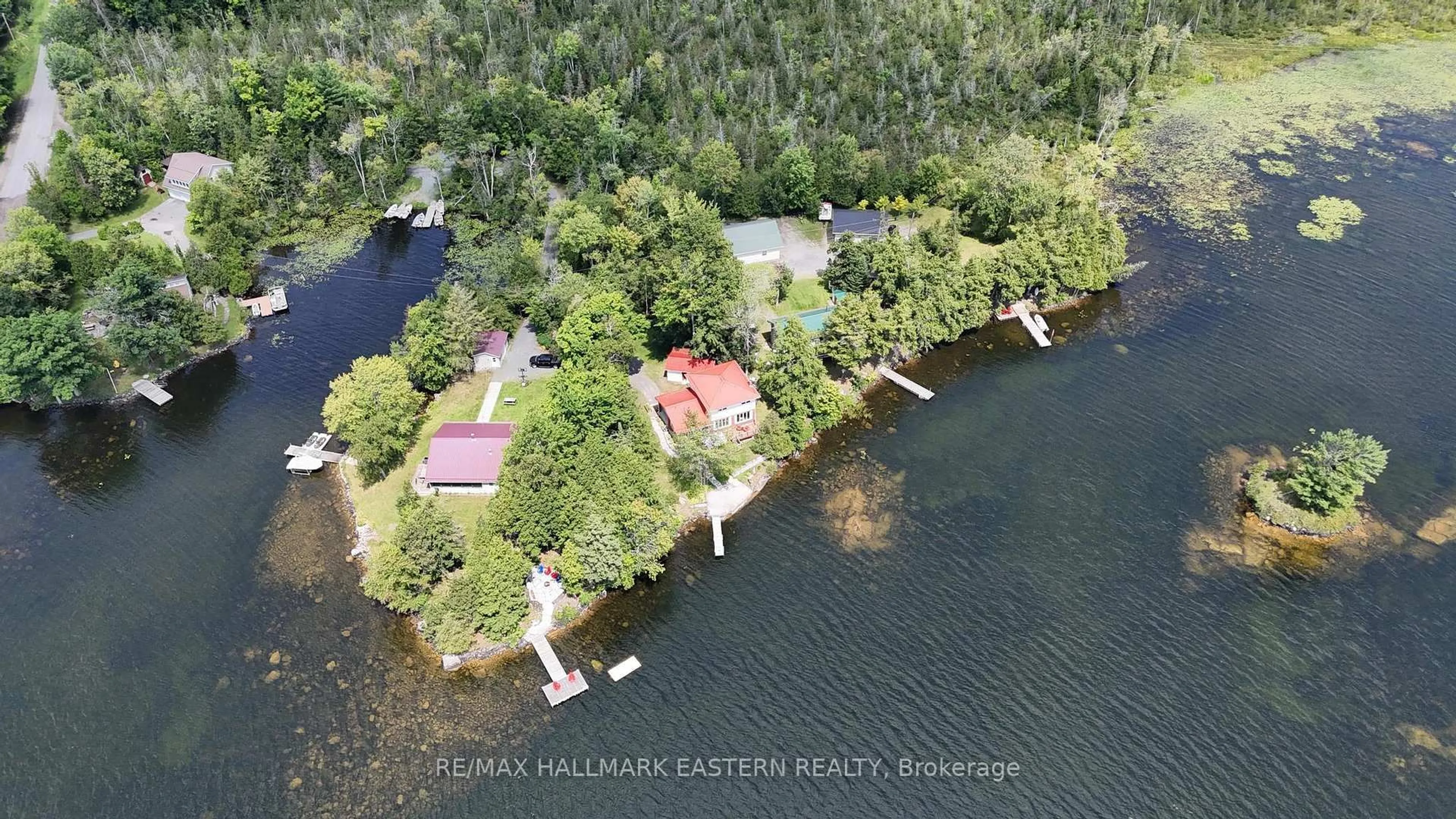 A pic from outside/outdoor area/front of a property/back of a property/a pic from drone, water/lake/river/ocean view for 39 Fire Route 50, Havelock-Belmont-Methuen Ontario K0L 1Z0