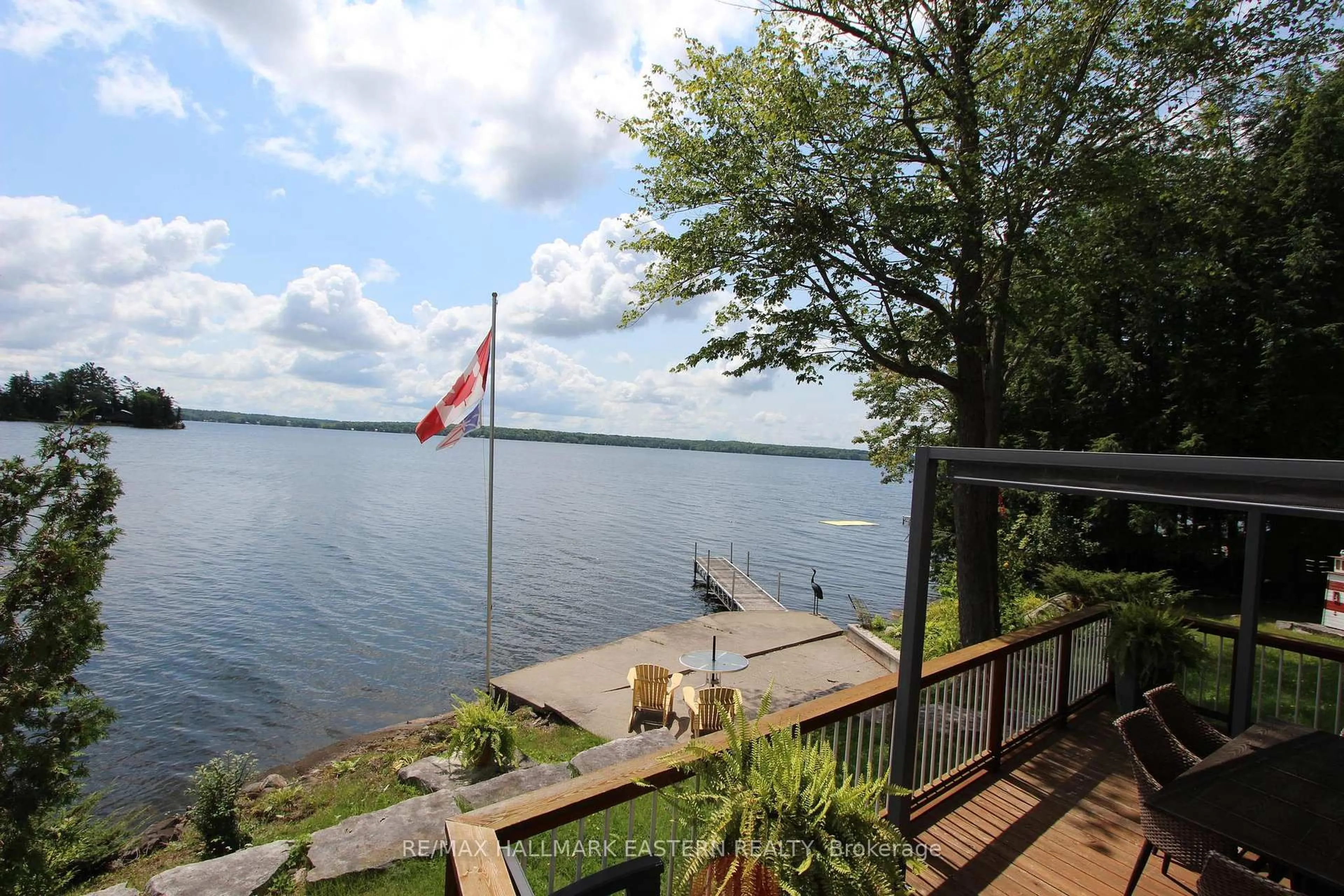 Patio, water/lake/river/ocean view for 39 Fire Route 50, Havelock-Belmont-Methuen Ontario K0L 1Z0