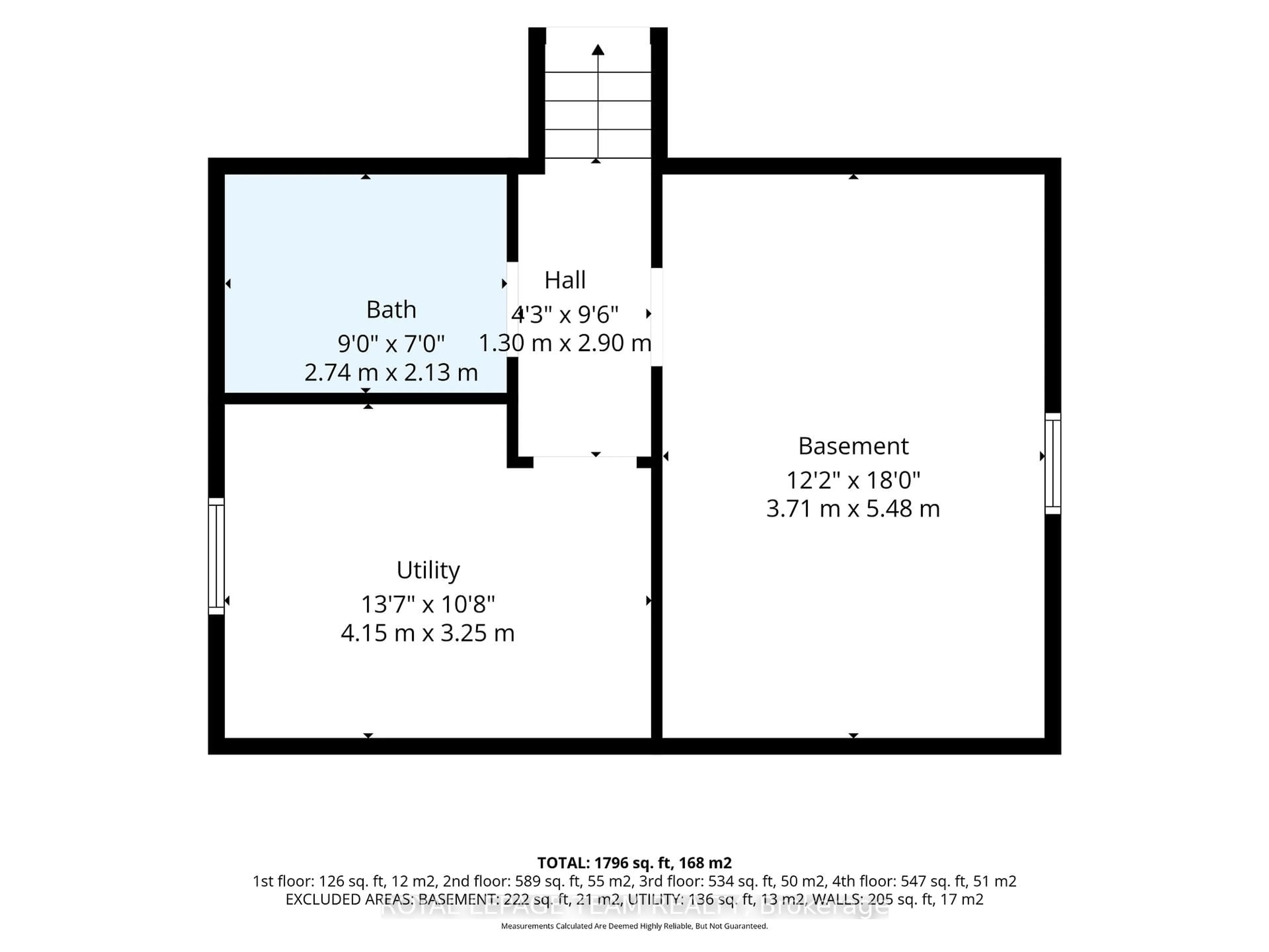 Floor plan for 1728 Branch Dr, Cornwall Ontario K6J 5S9