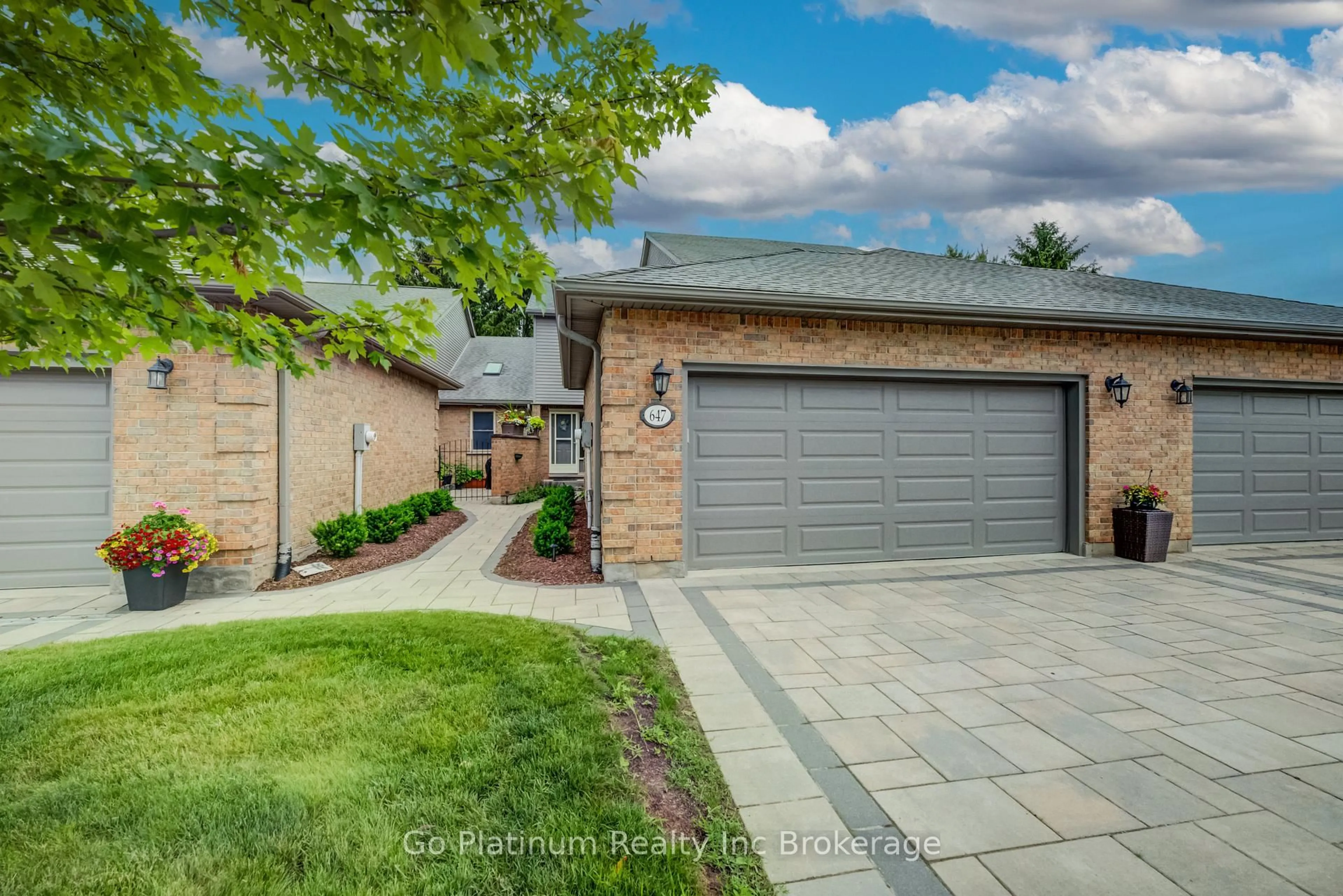 Home with brick exterior material, street for 647 Lansdowne Ave #17, Woodstock Ontario N4T 1K1