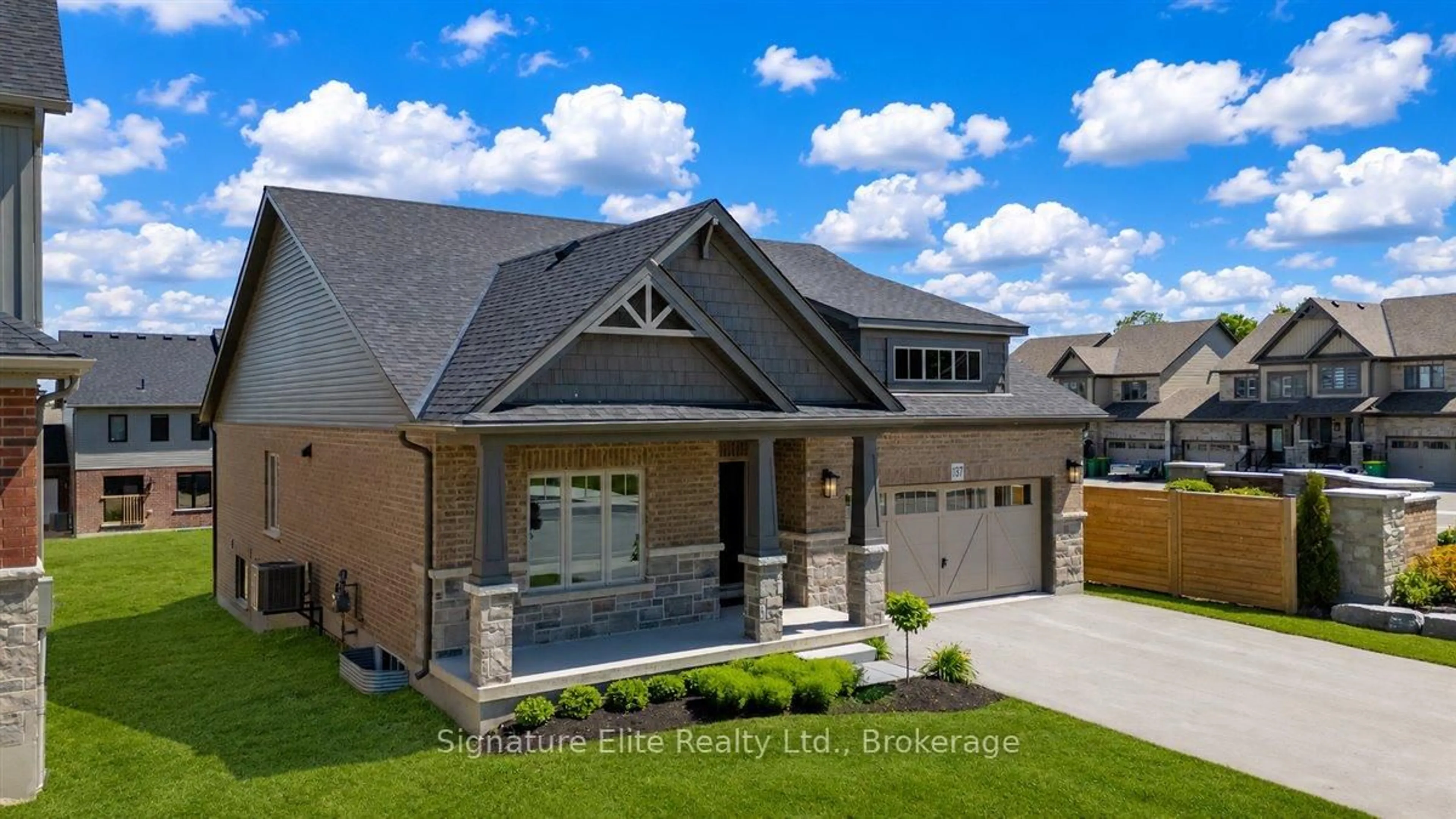 Home with brick exterior material, street for 137 Devonleigh Gate, Grey Highlands Ontario N0C 1H0