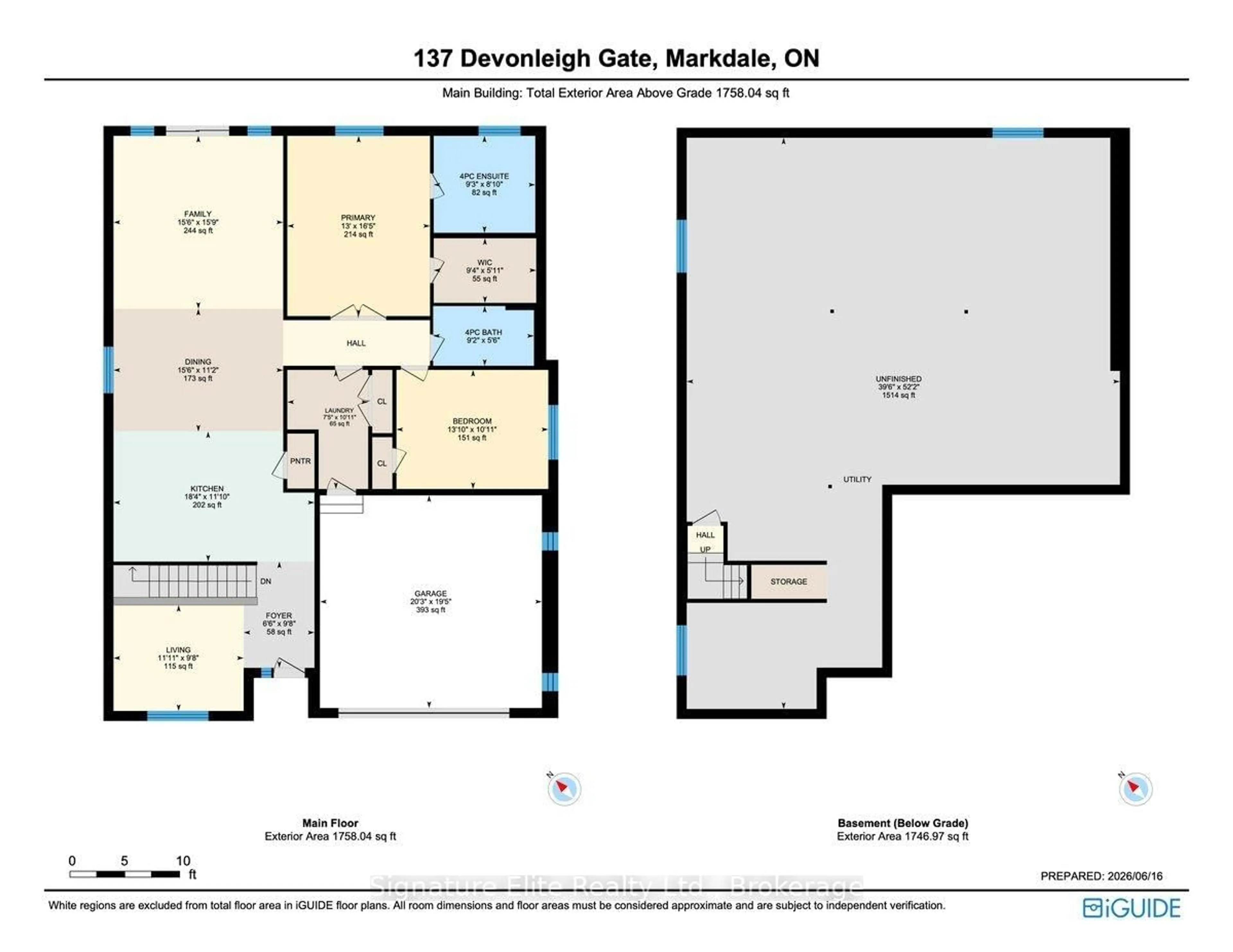 Floor plan for 137 Devonleigh Gate, Grey Highlands Ontario N0C 1H0