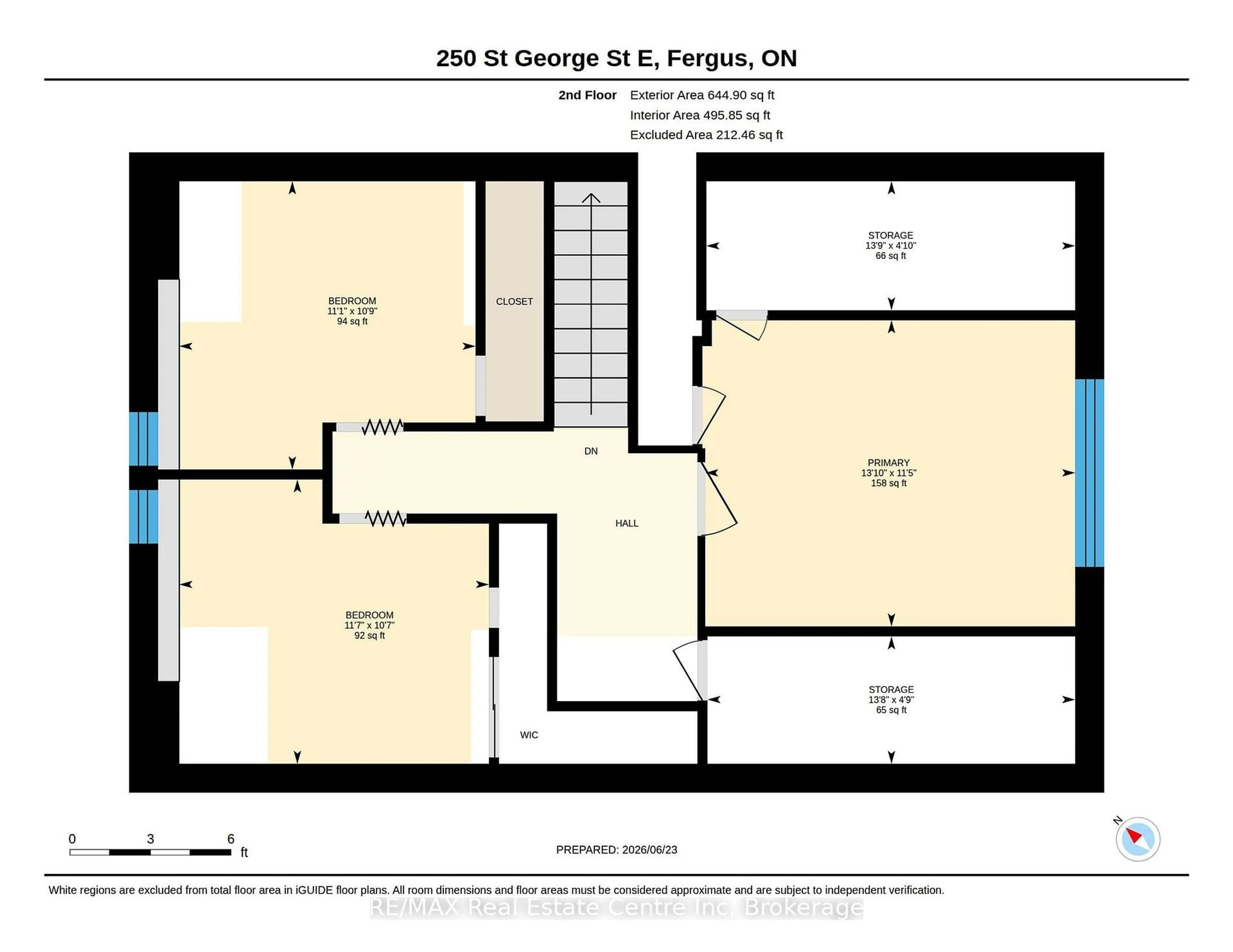 Floor plan for 250 St George St, Centre Wellington Ontario N1M 1K4