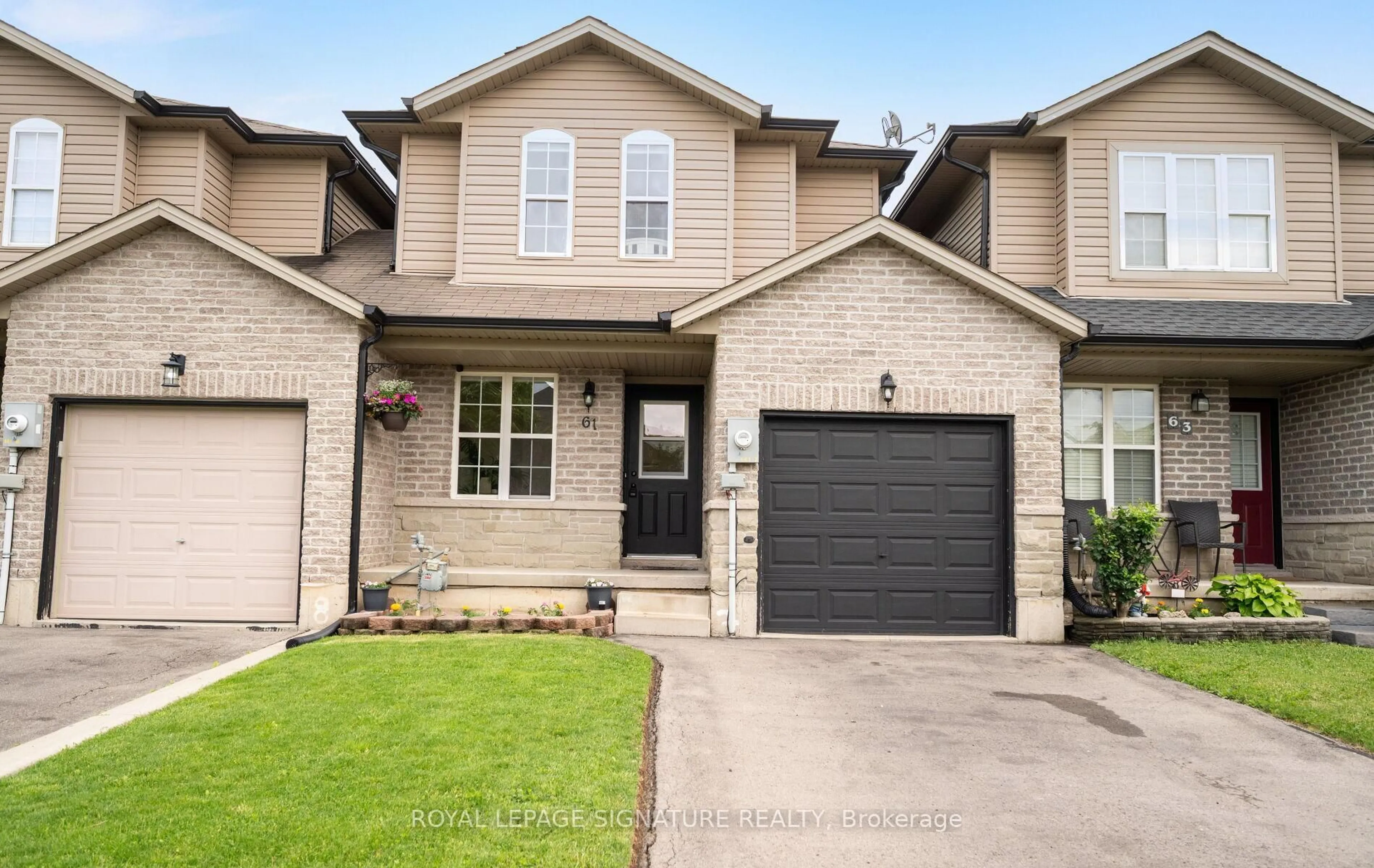 Home with brick exterior material, street for 61 Thames Way, Hamilton Ontario L0R 1W0