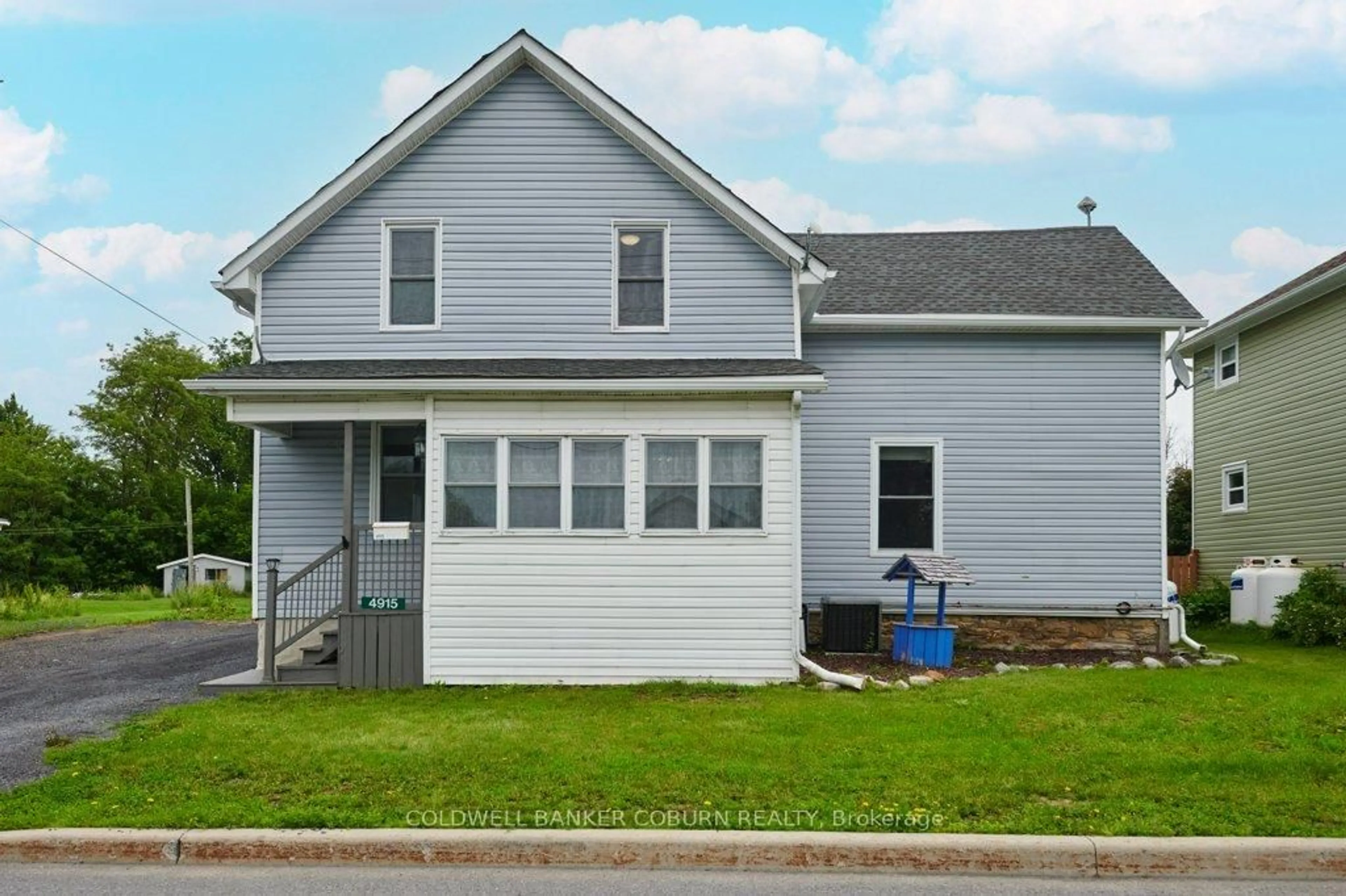 Home with vinyl exterior material, street for 4915 County Road 12 Rd, South Stormont Ontario K0C 1R0