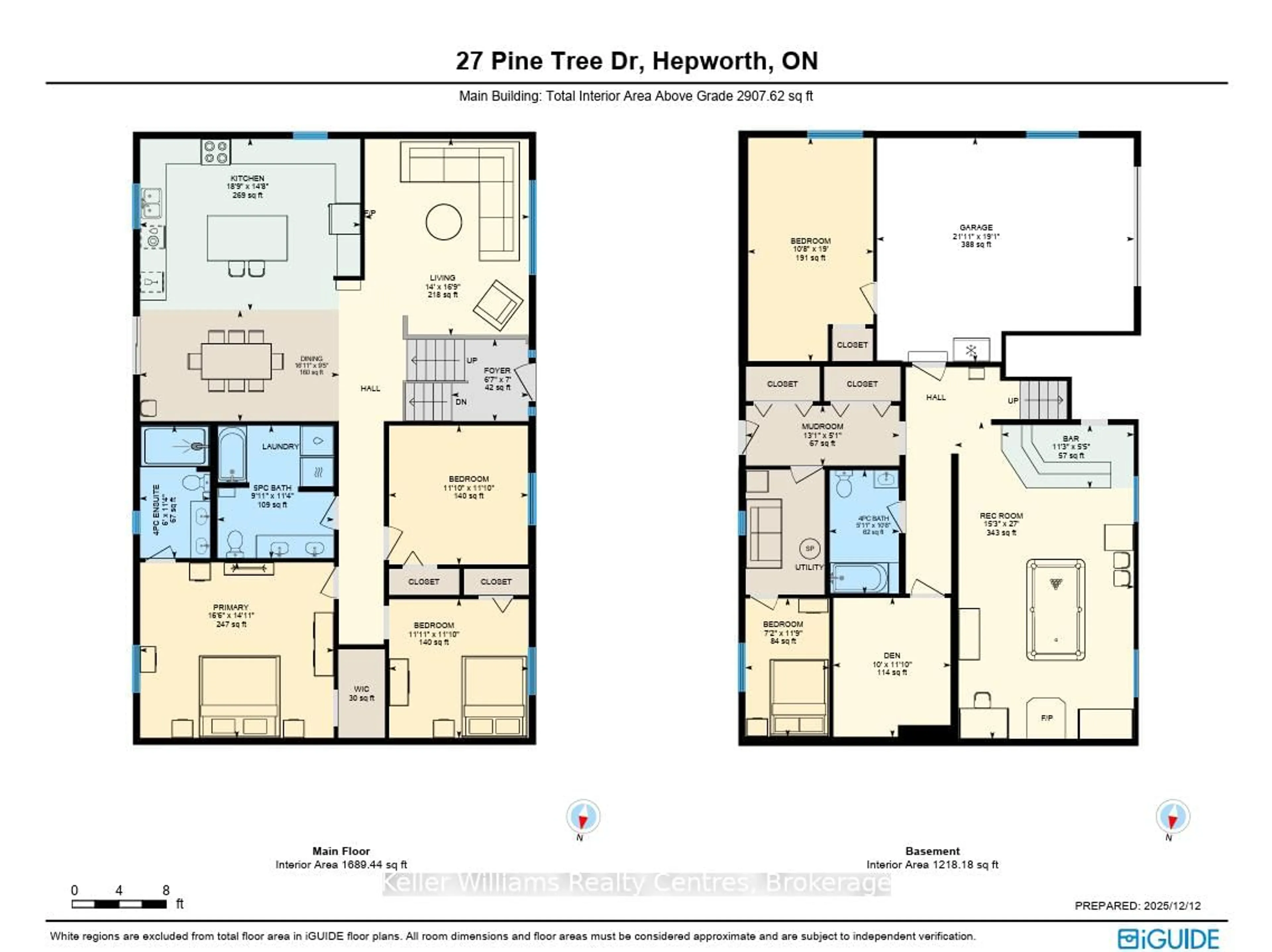 Floor plan for 27 Pine Tree Dr, South Bruce Peninsula Ontario N0H 1P0