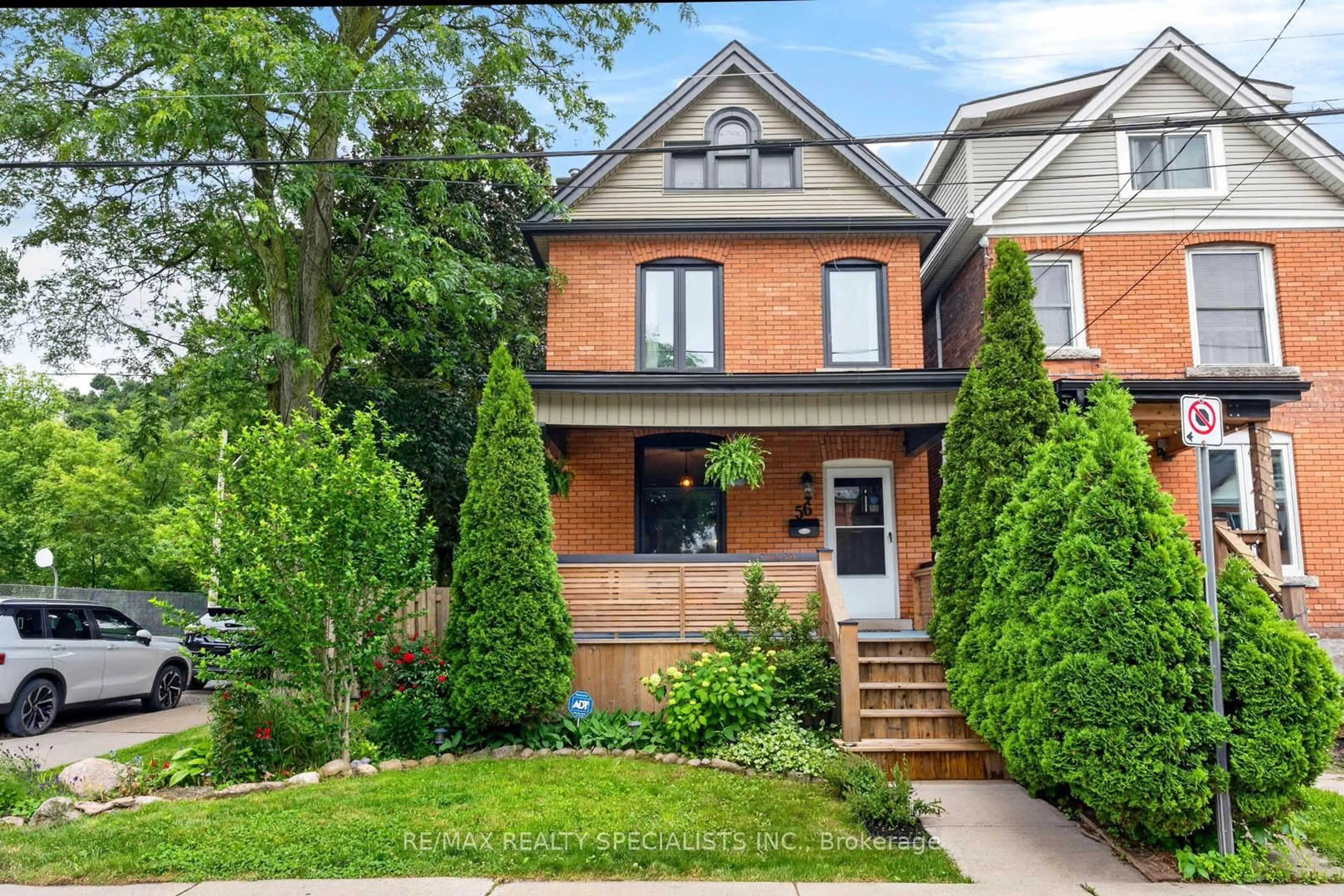 Home with brick exterior material, street for 56 Cumberland Ave, Hamilton Ontario L8M 1Y7