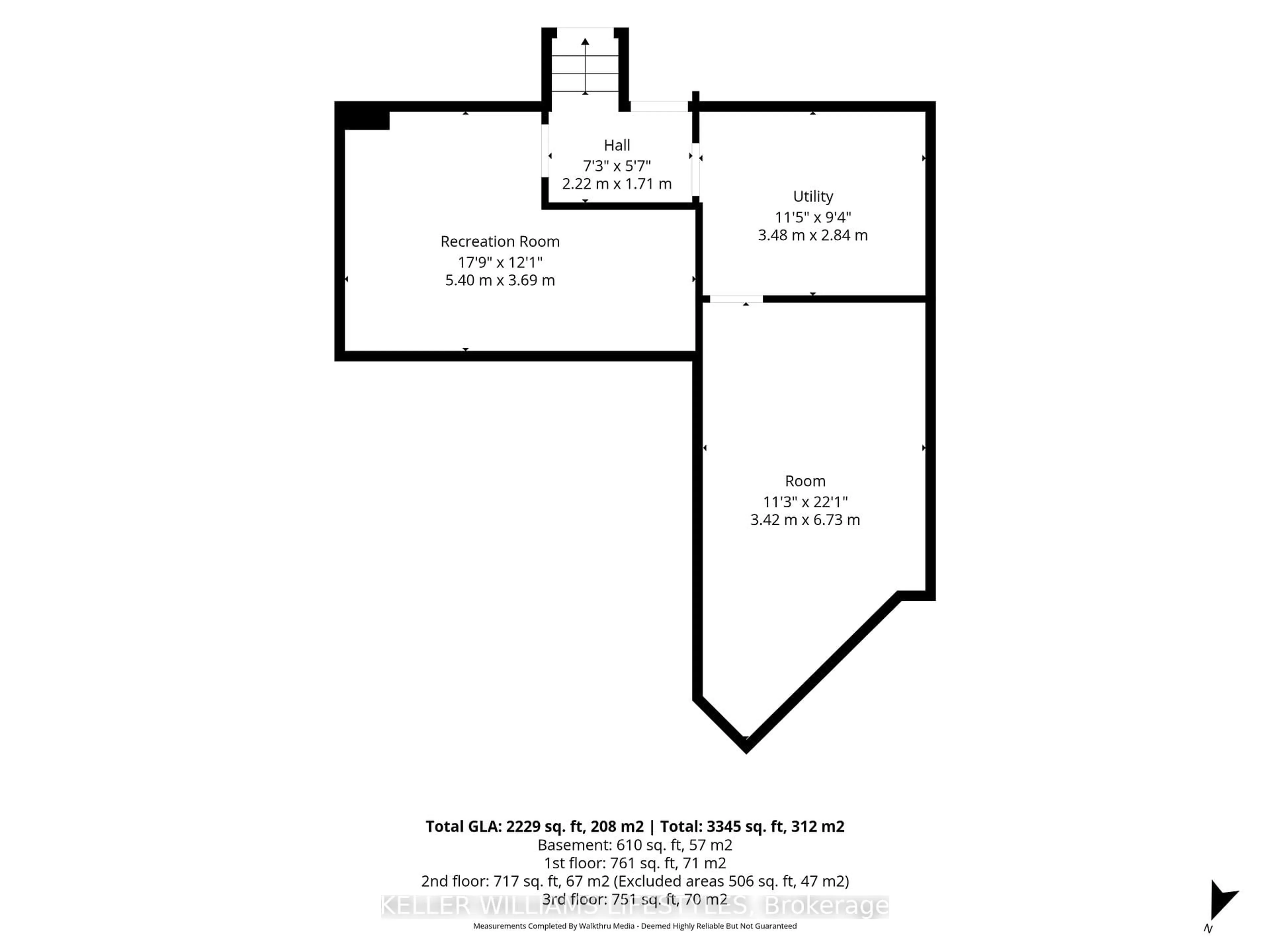 Floor plan for 639 Railton Ave, London East Ontario N5V 4Y1