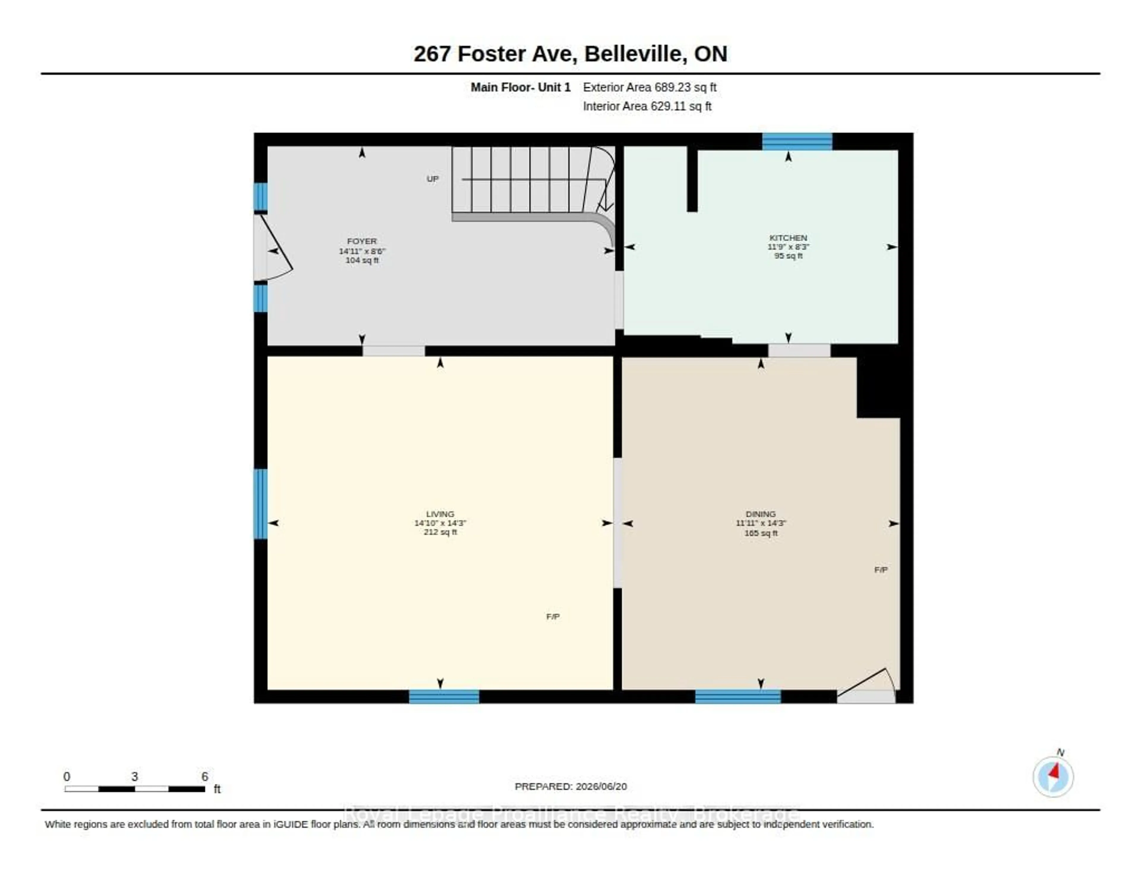 Floor plan for 267 Foster Ave, Belleville Ontario K8N 3R6