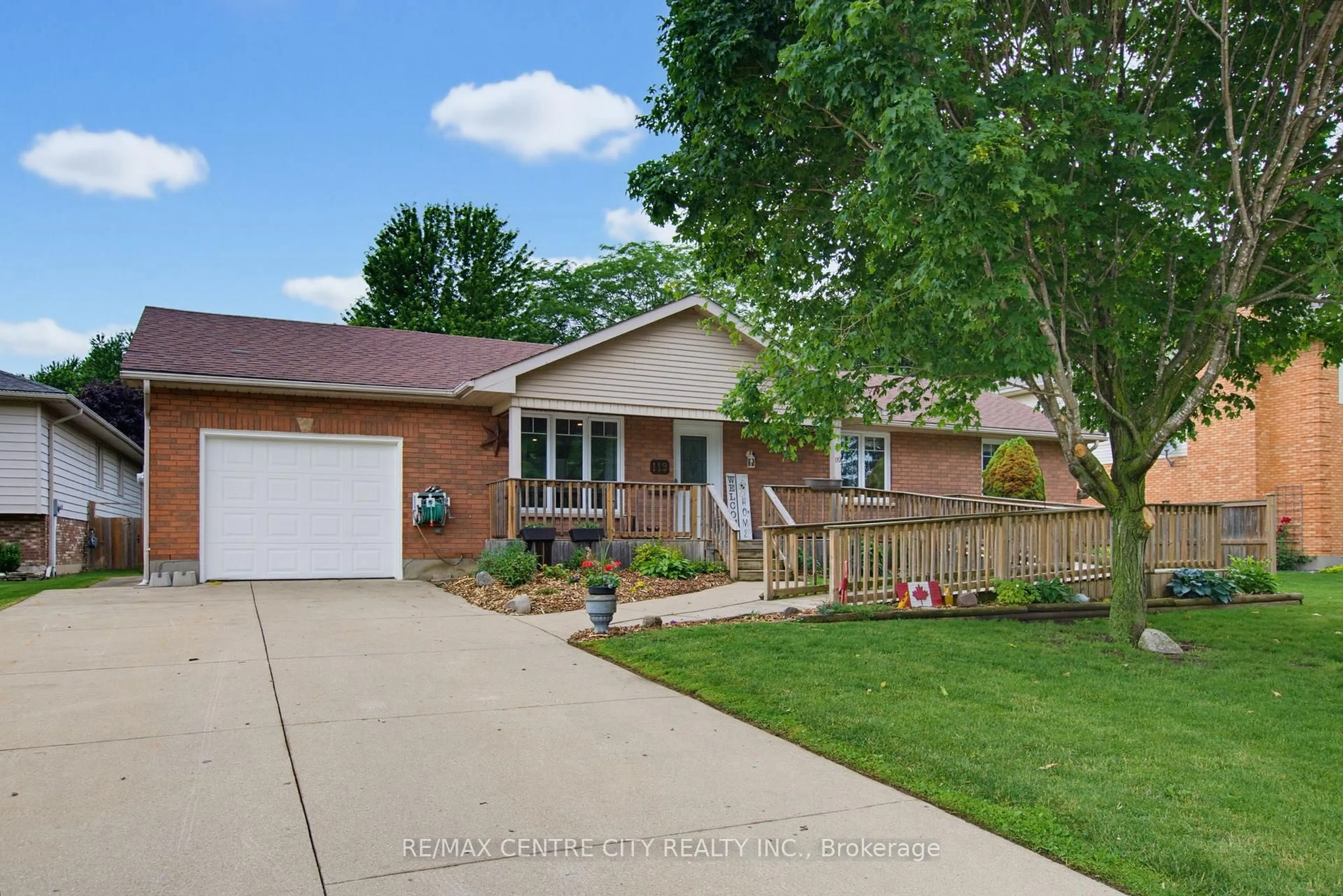 Home with brick exterior material, street for 119 Anderson Ave, Southwest Middlesex Ontario N0L 1M0