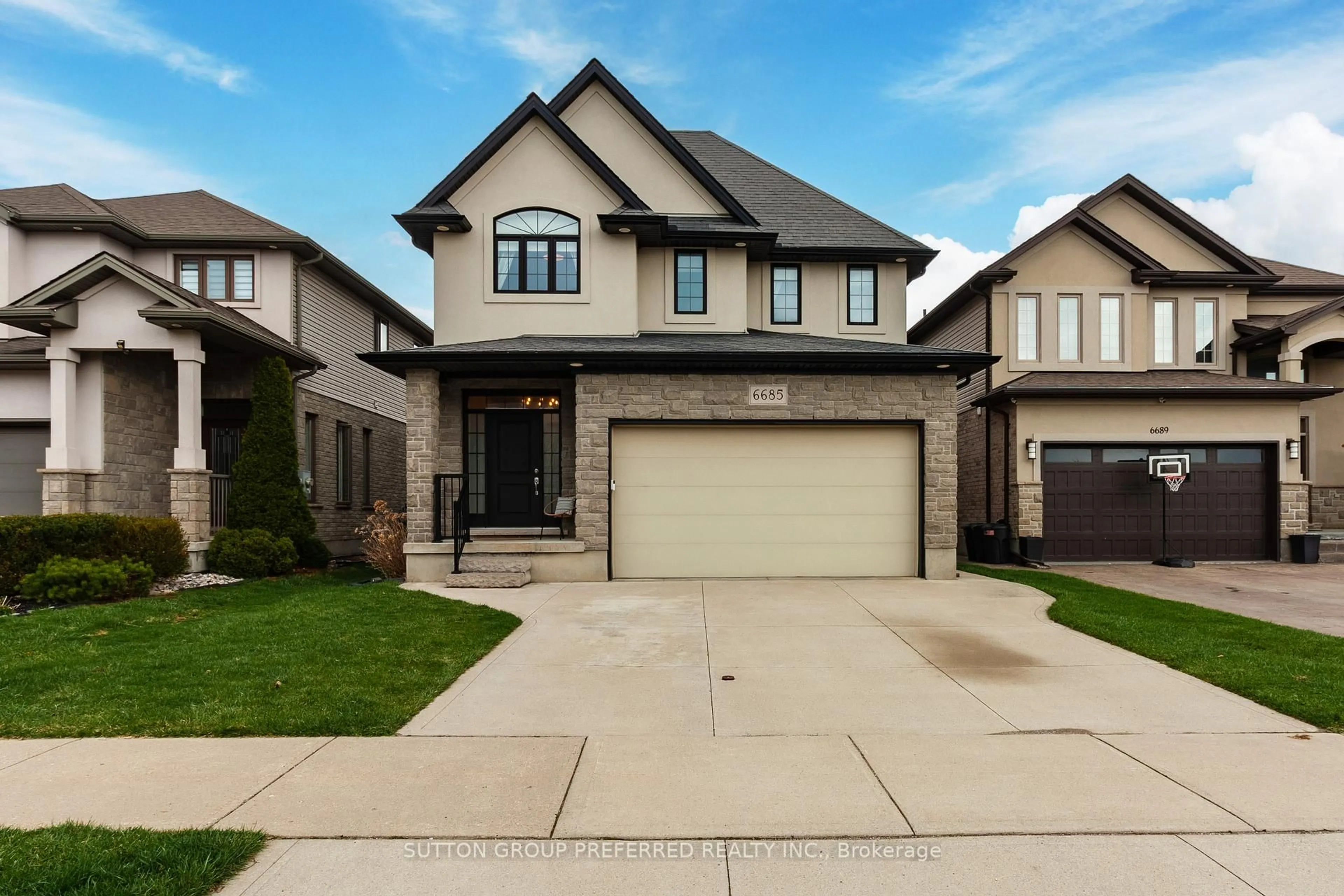 Home with brick exterior material, street for 6685 Navin Cres, London South Ontario N6P 0B7