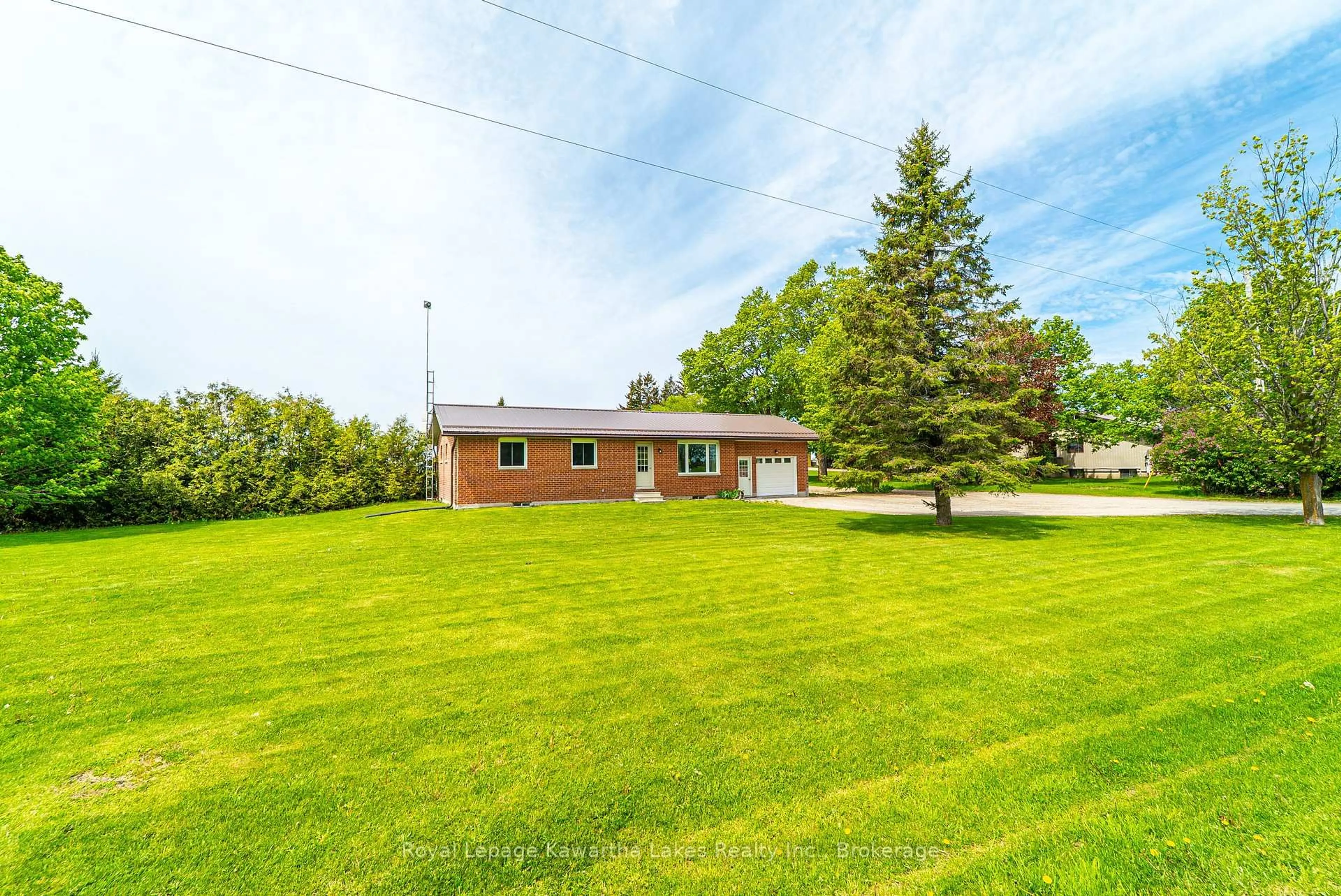 A pic from outside/outdoor area/front of a property/back of a property/a pic from drone, unknown for 1343 Elm Tree Rd, Kawartha Lakes Ontario K9V 4R2