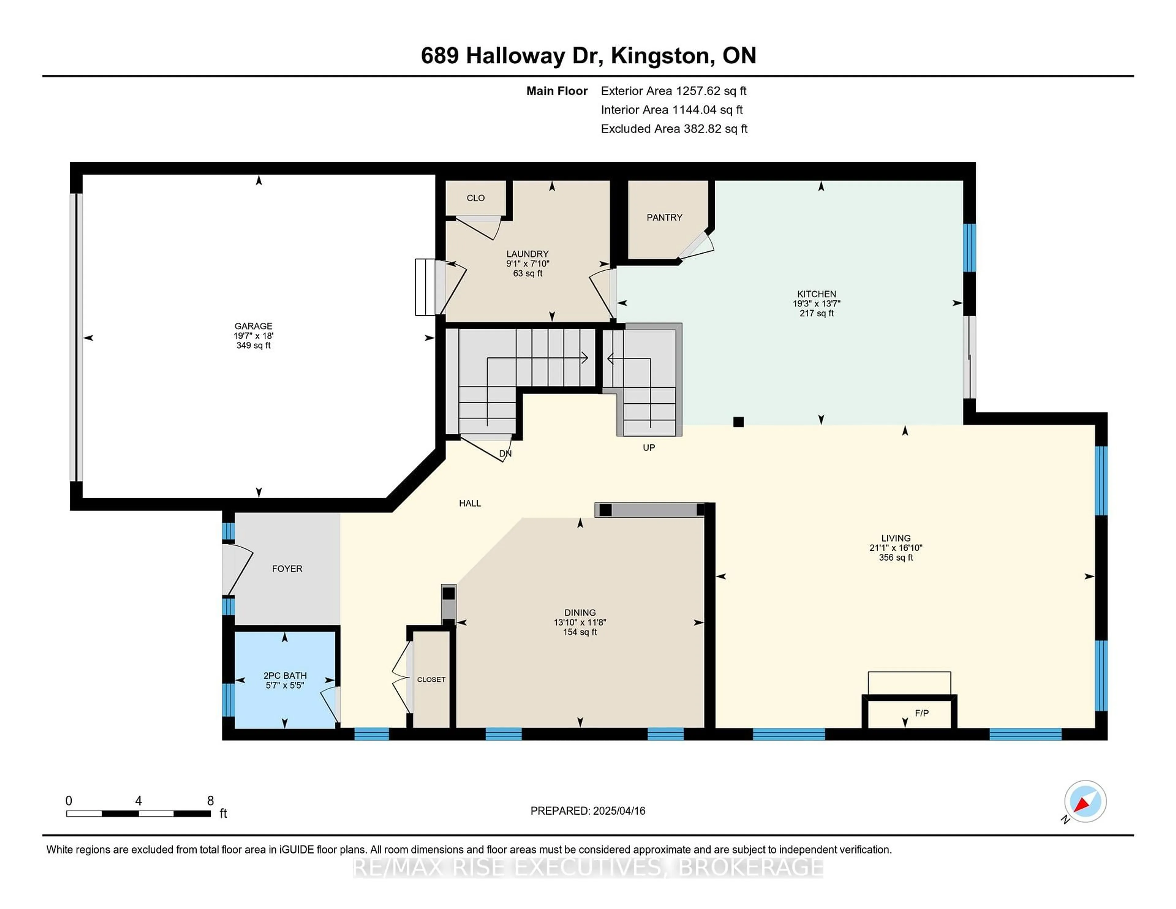 Floor plan for 689 Halloway Dr, Kingston Ontario K7K 0H5