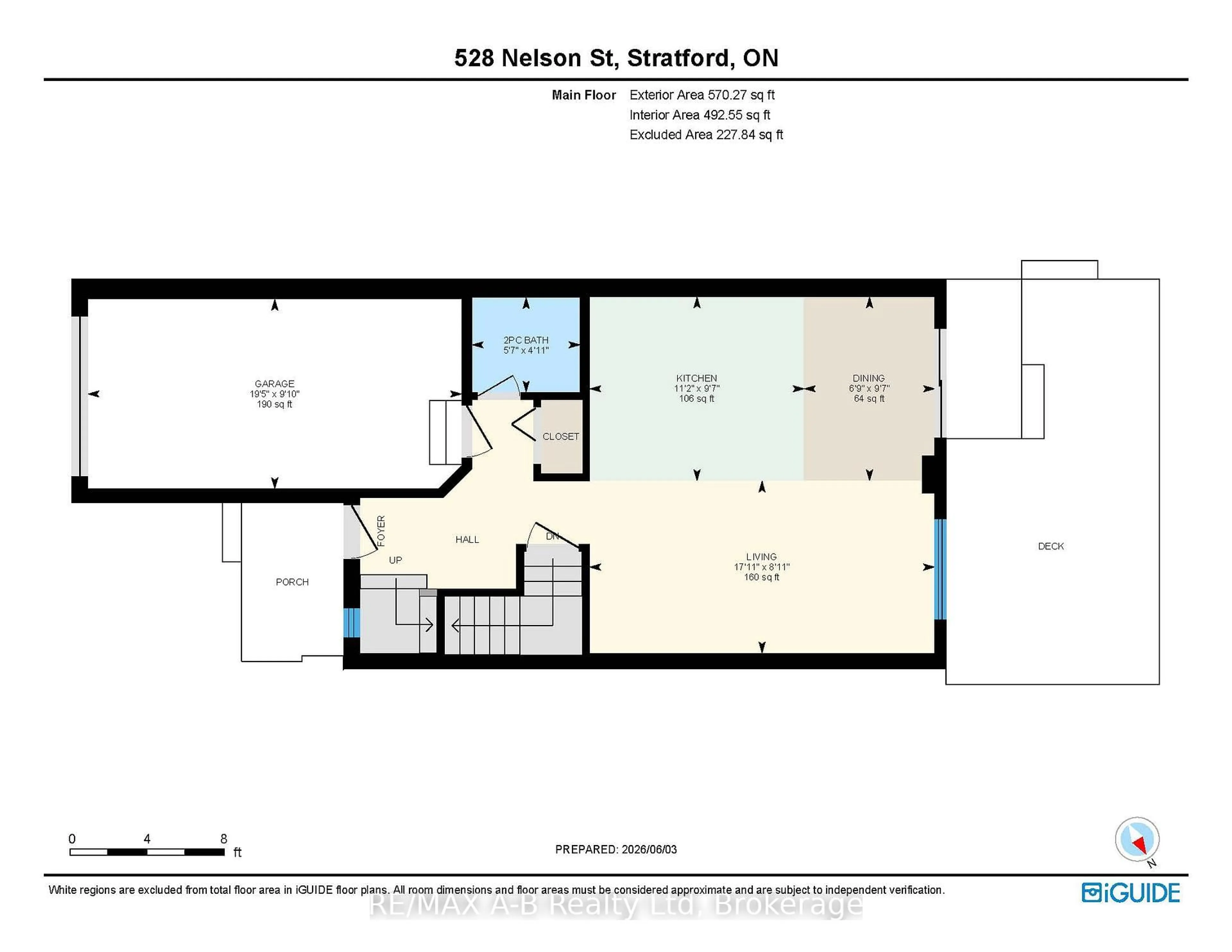 Floor plan for 528 Nelson St, Stratford Ontario N5A 2K8