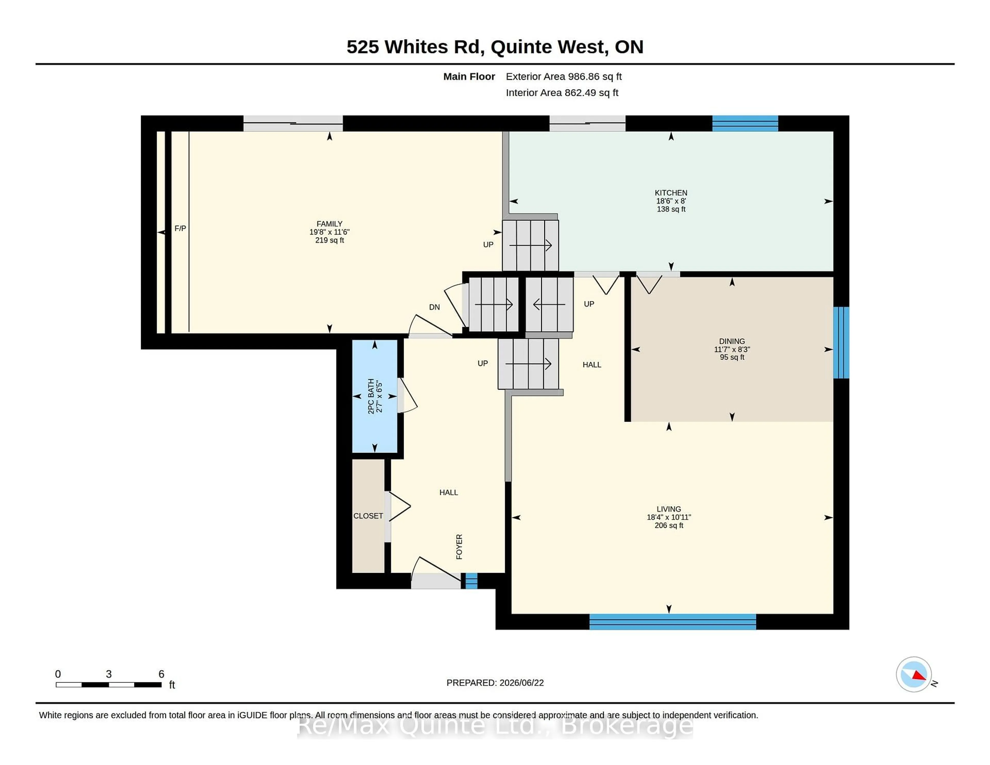 Floor plan for 525 Whites Rd, Trenton Ontario K8V 5P8