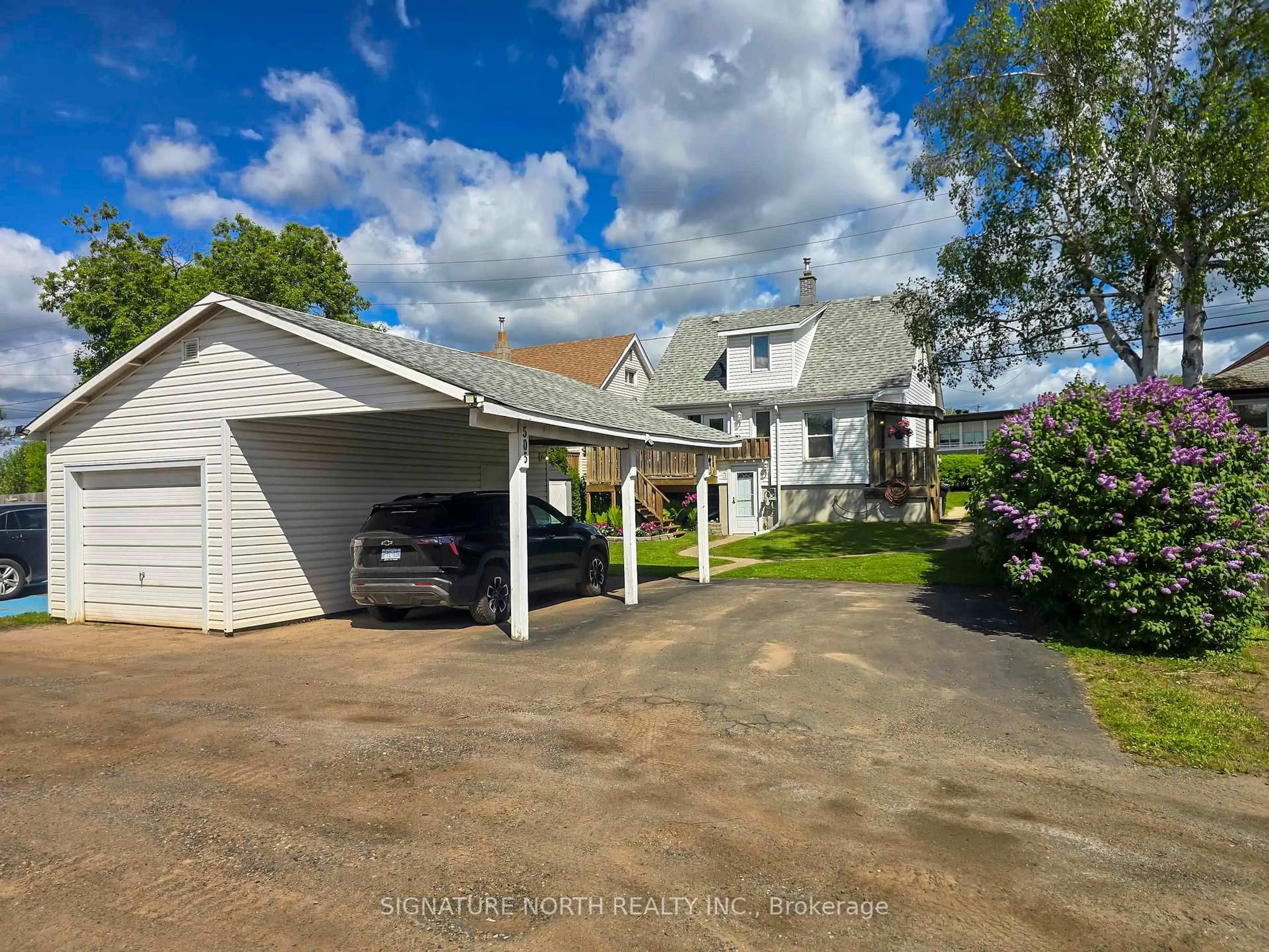 A pic from outside/outdoor area/front of a property/back of a property/a pic from drone, street for 505 Oliver Rd, Thunder Bay Ontario P7B 2G9