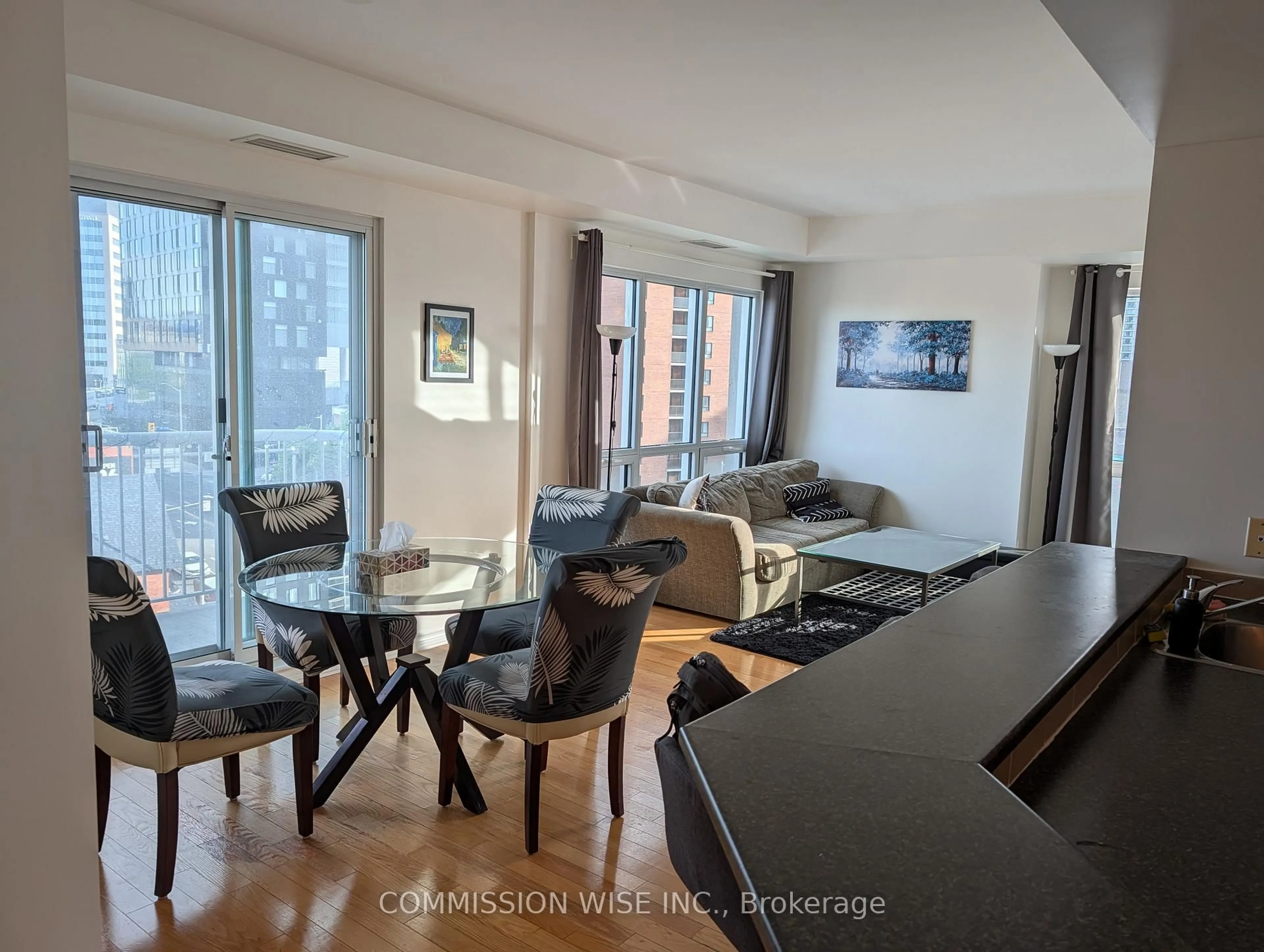Living room with furniture, unknown for 200 Rideau St #708, Ottawa Ontario K1N 5Y1