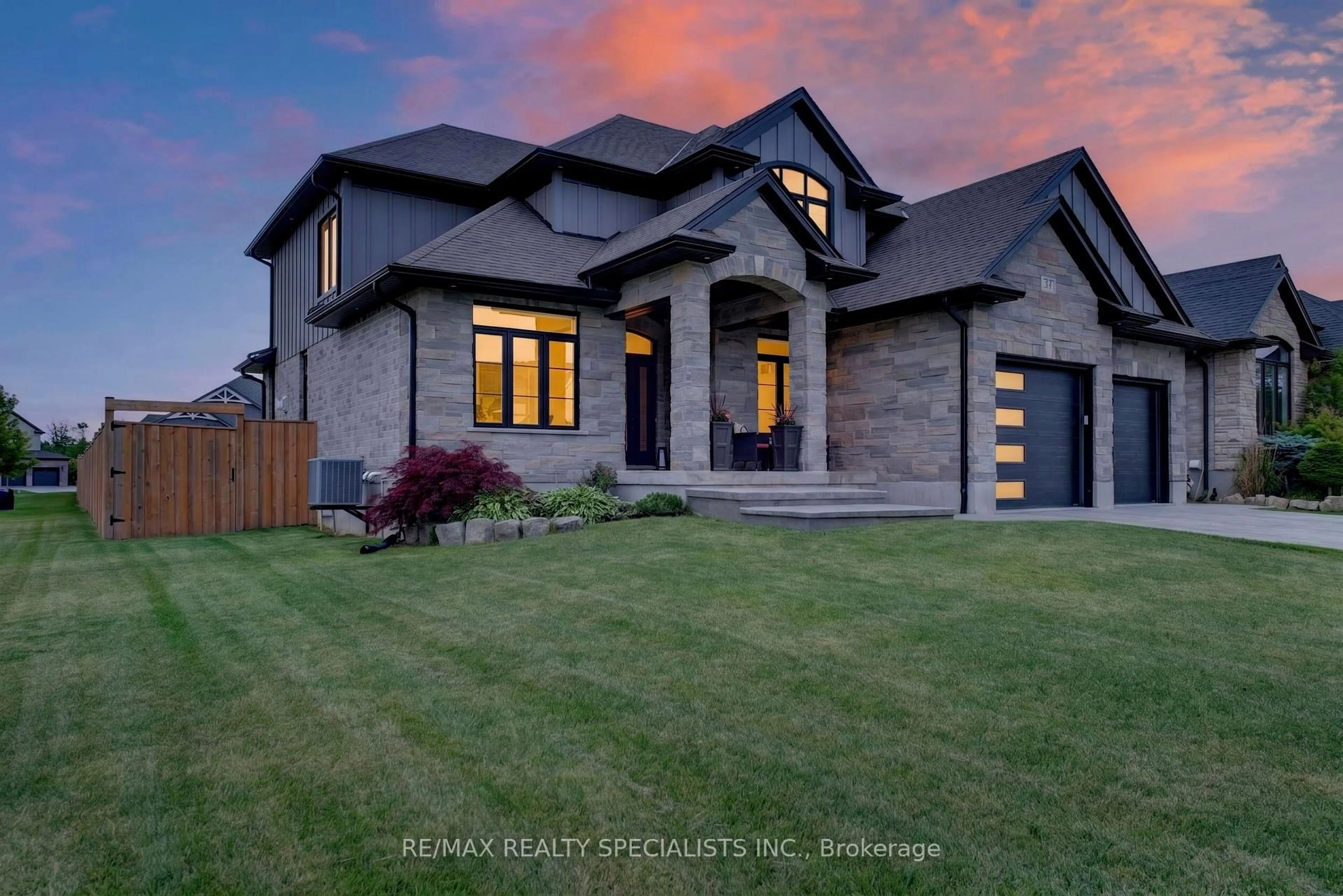 Home with brick exterior material, street for 41 Talbot Grove Lane, Southwold Ontario N5P 3T2