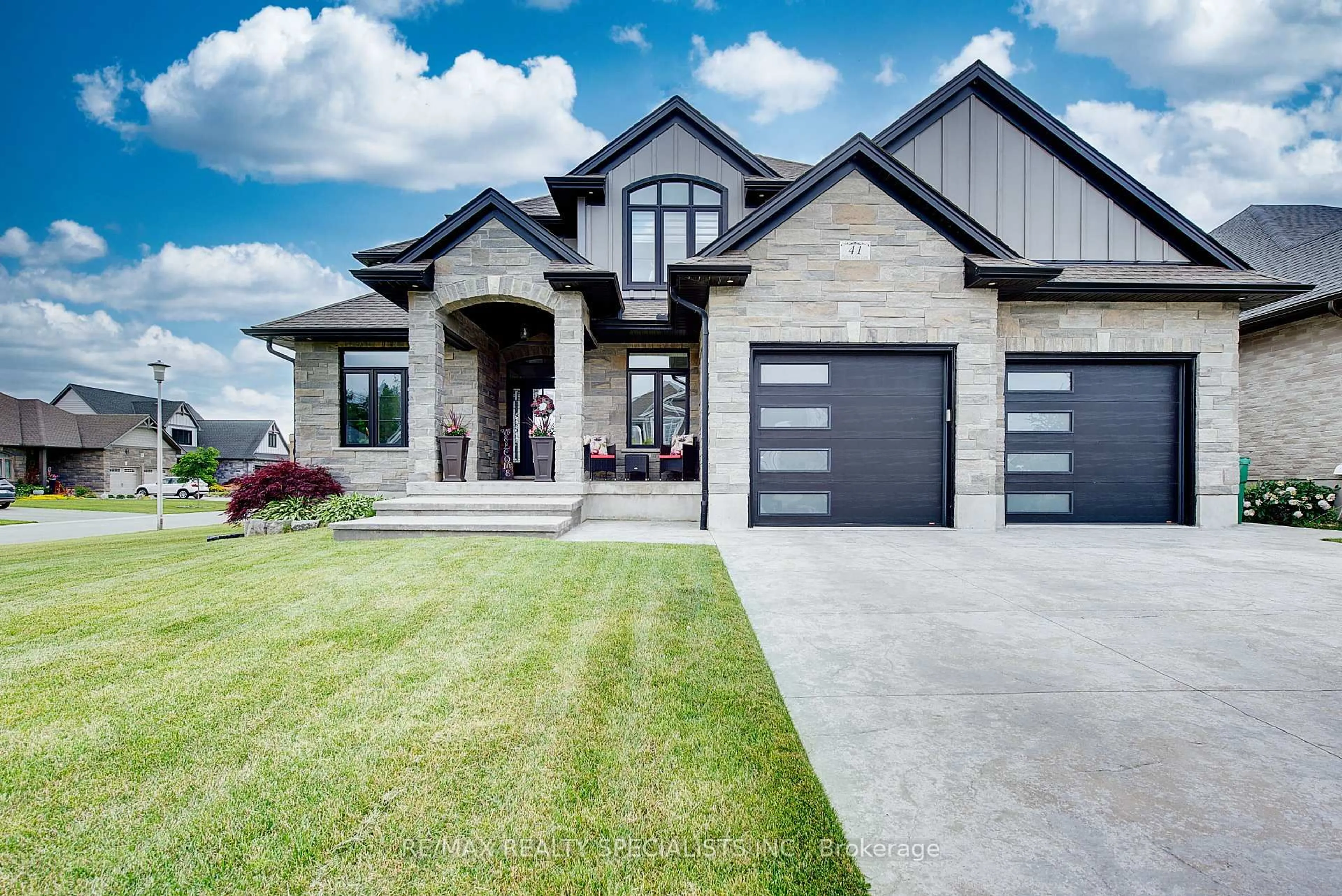 Home with brick exterior material, street for 41 Talbot Grove Lane, Southwold Ontario N5P 3T2