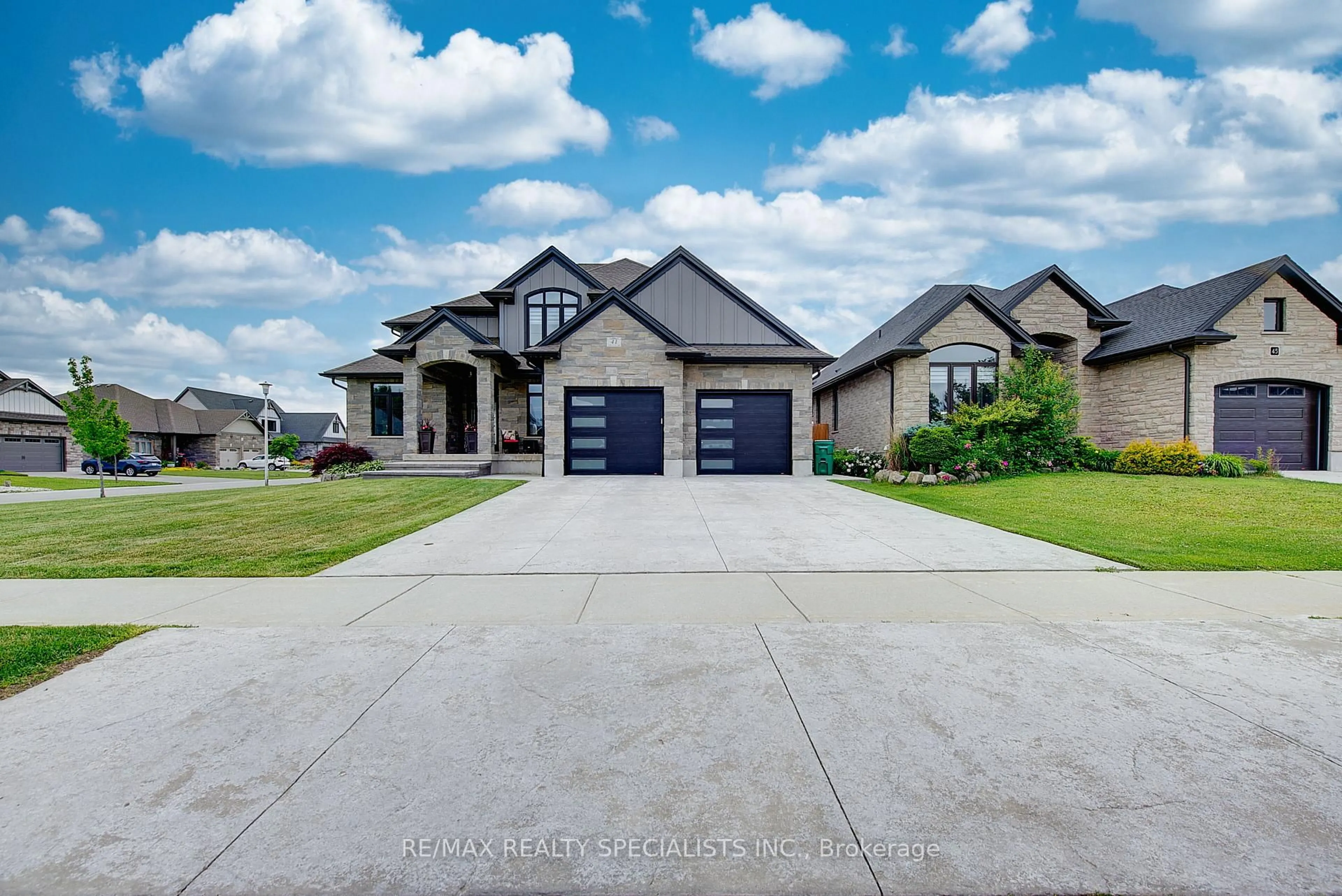 Home with brick exterior material, street for 41 Talbot Grove Lane, Southwold Ontario N5P 3T2