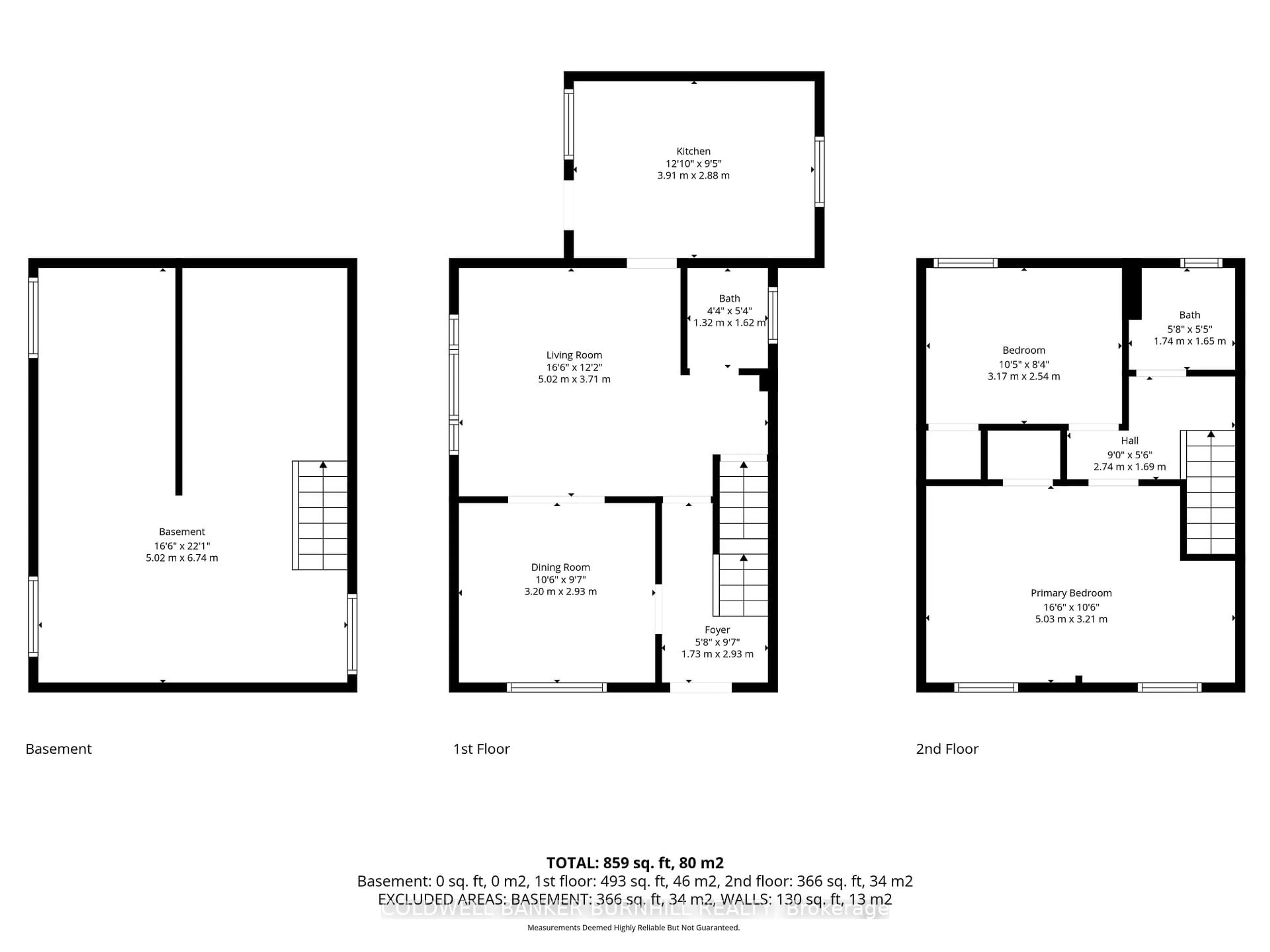 Floor plan for 35 Dundas St, Hamilton Ontario L9H 1A1