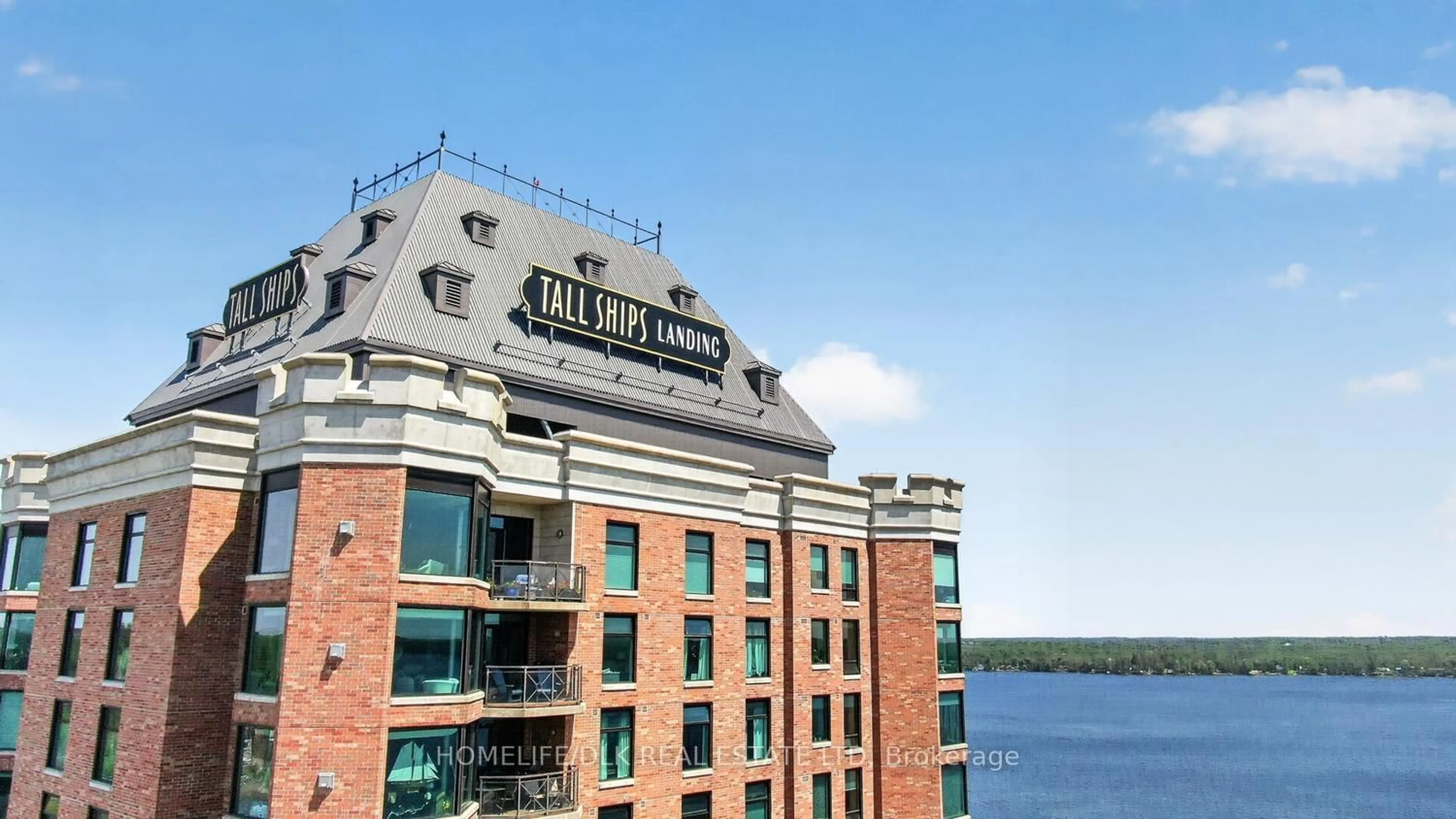 Patio, water/lake/river/ocean view for 15 St Andrew St #804, Brockville Ontario K6V 0B8