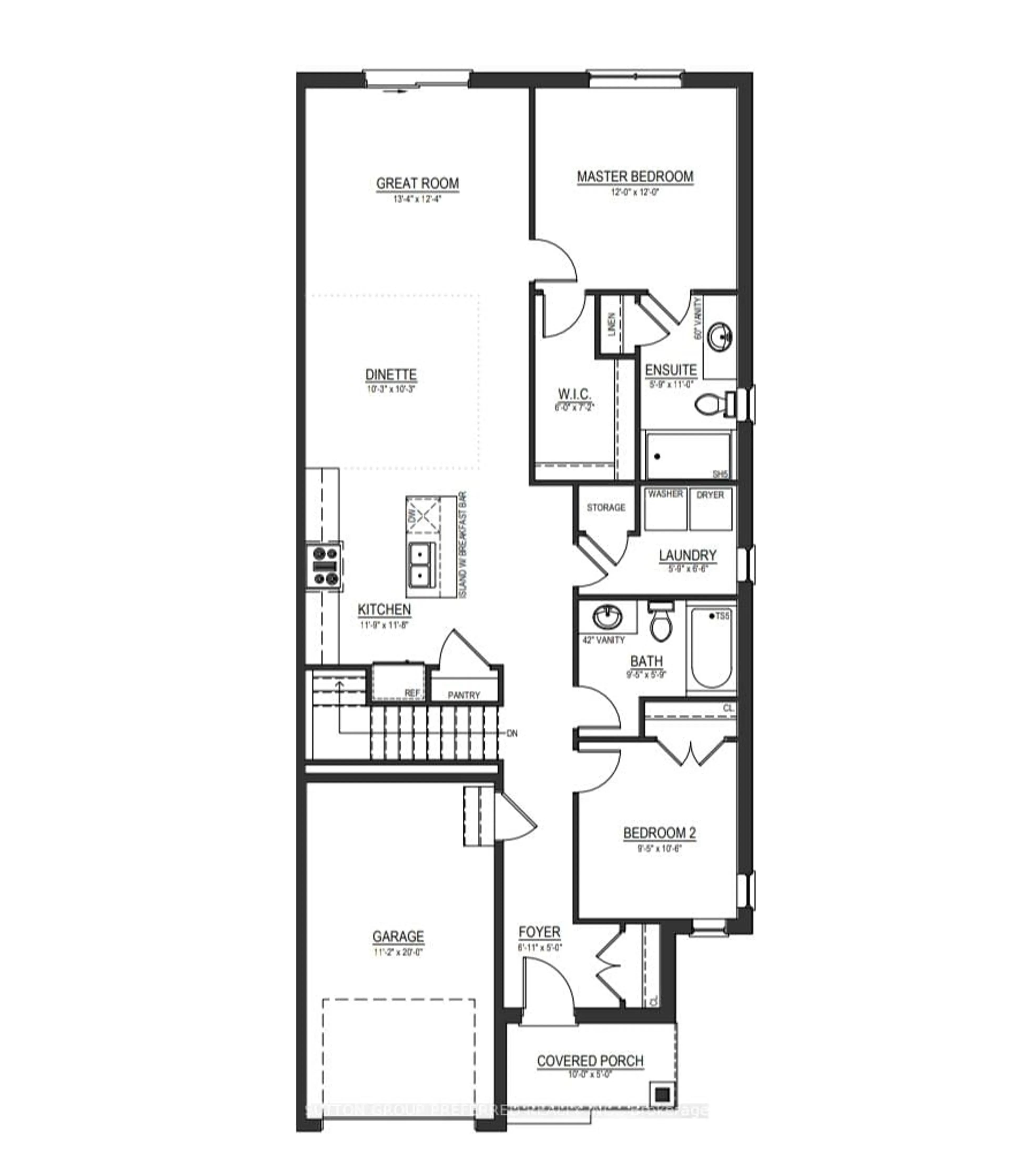Floor plan for 68 Stoss St, Southwold Ontario N0L 2E0