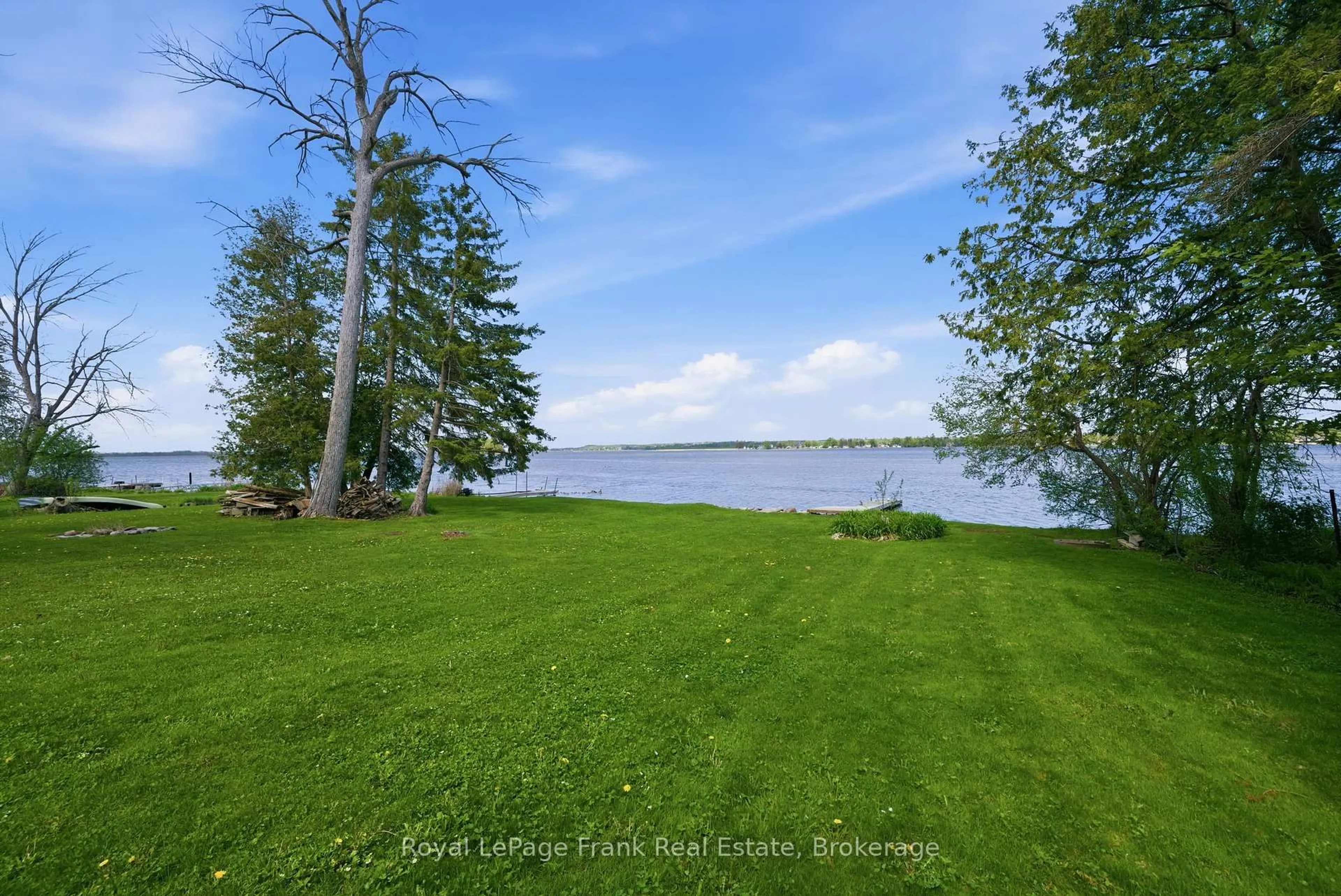 A pic from outside/outdoor area/front of a property/back of a property/a pic from drone, water/lake/river/ocean view for 54 Butternut Dr, Kawartha Lakes Ontario K9V 4R1