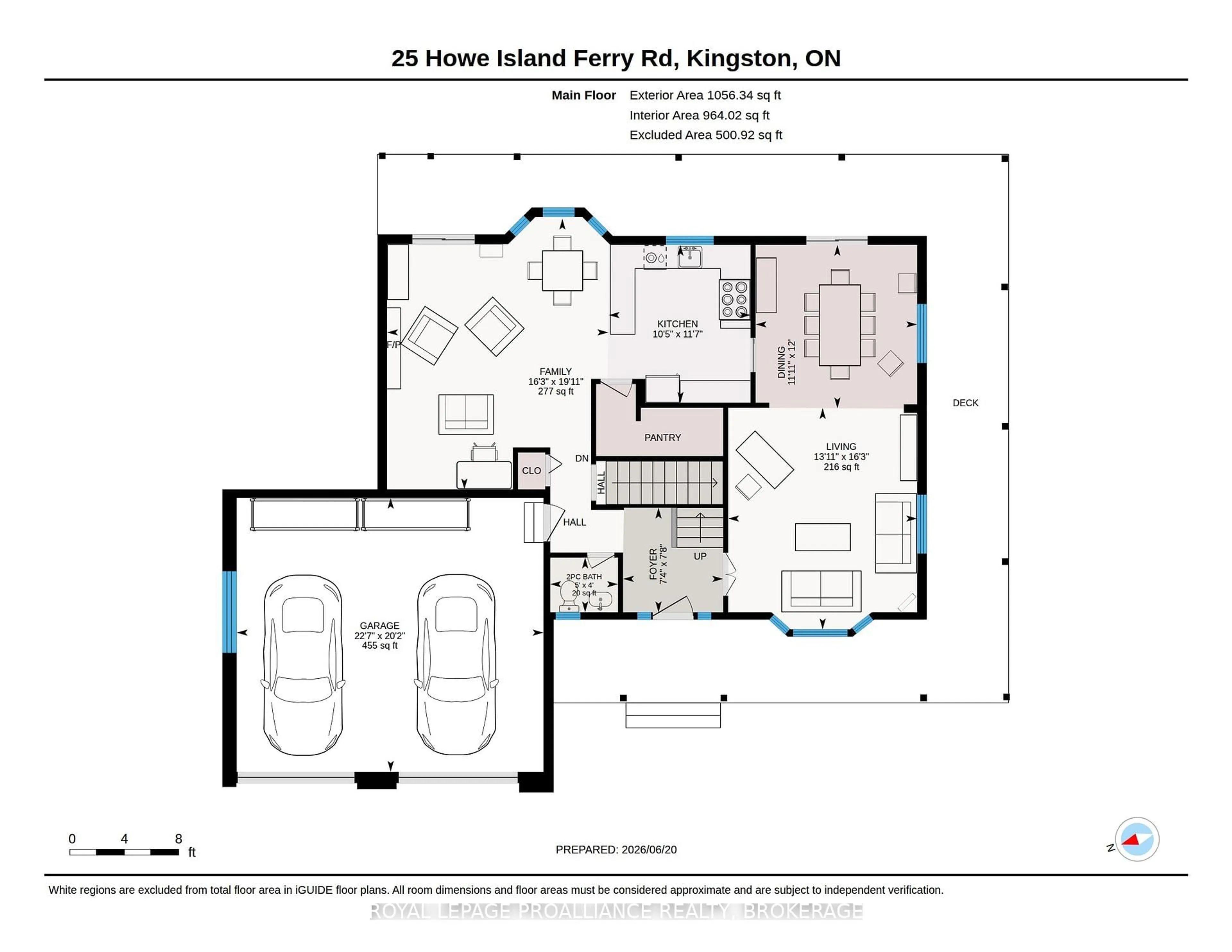 Floor plan for 25 Howe Island Ferry Rd, Kingston Ontario K7L 4V1