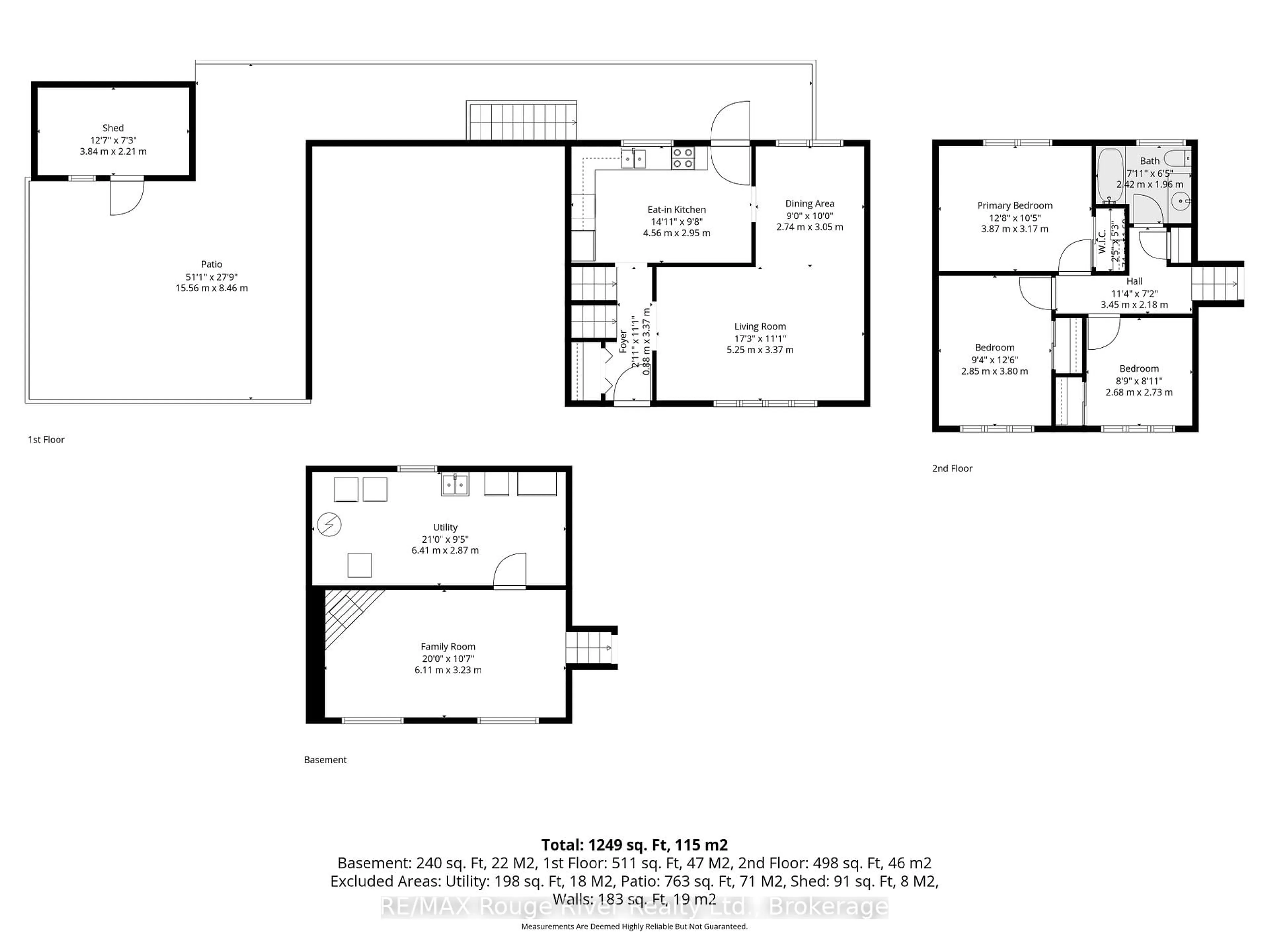 Floor plan for 608 Elizabeth St, Cobourg Ontario K9A 4S1