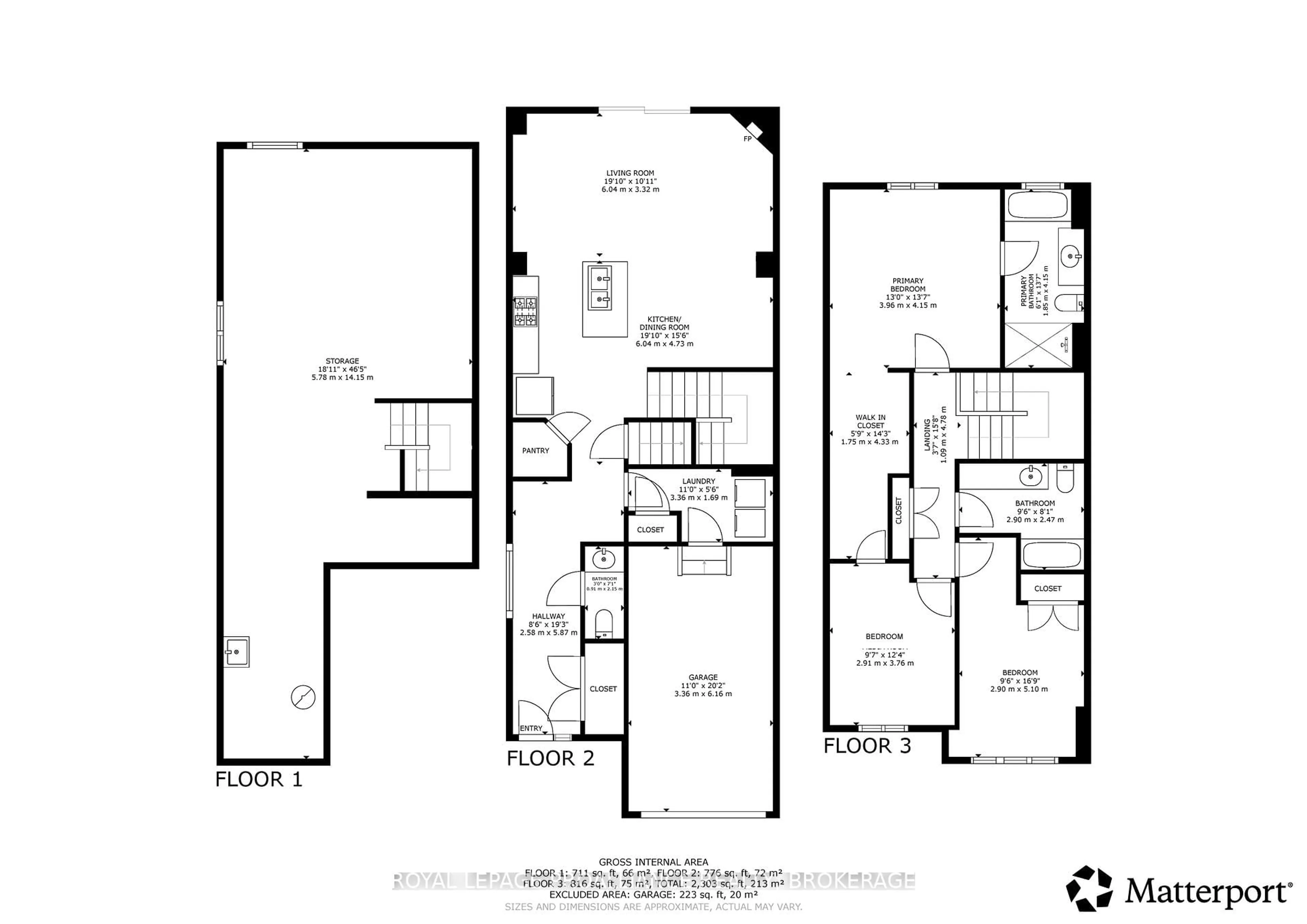 Floor plan for 1532 Scarlet St, Kingston Ontario K7K 0H6