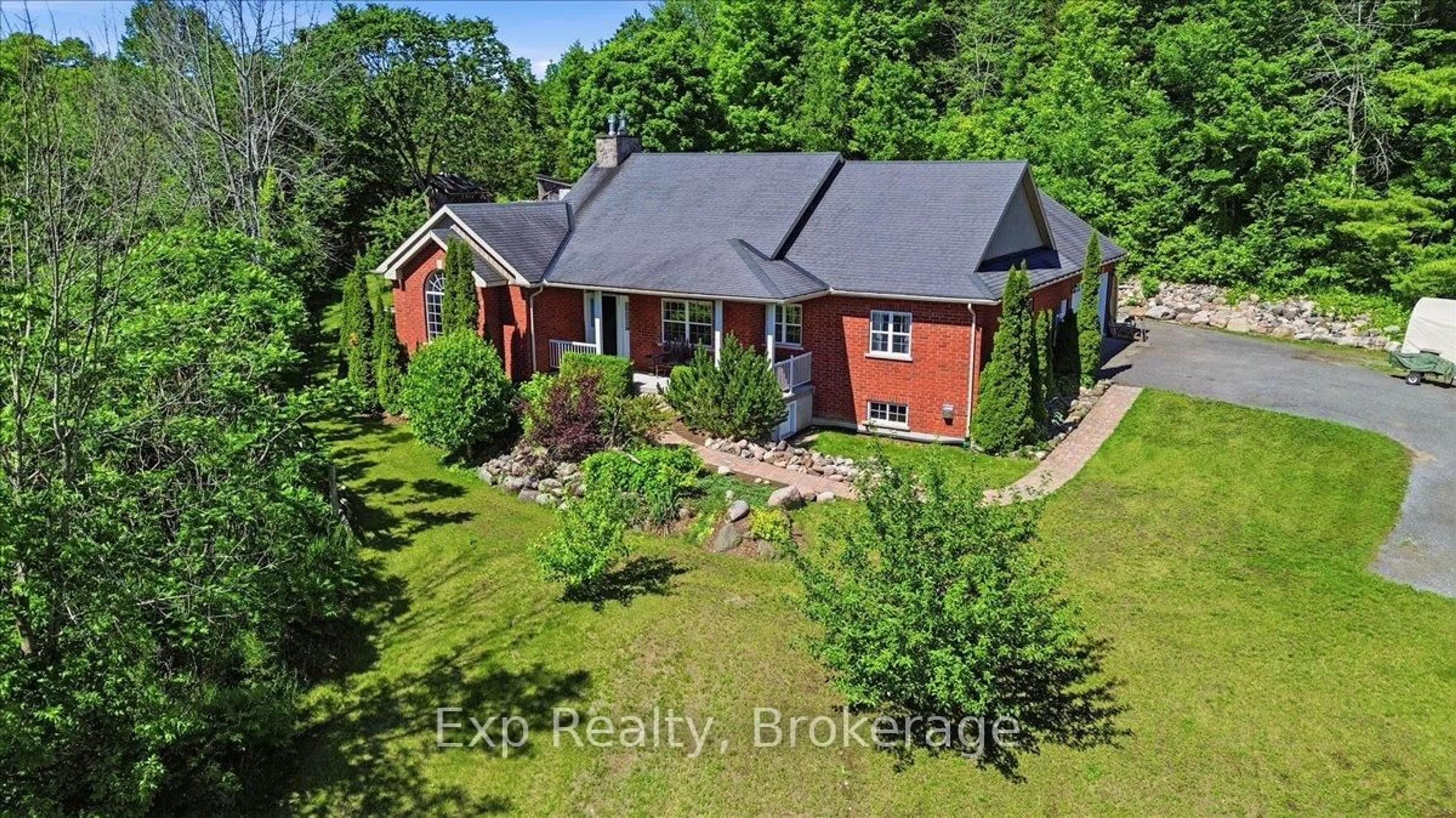 A pic from outside/outdoor area/front of a property/back of a property/a pic from drone, building for 54 Murray Harrington Rd, Quinte West Ontario K8V 5P6