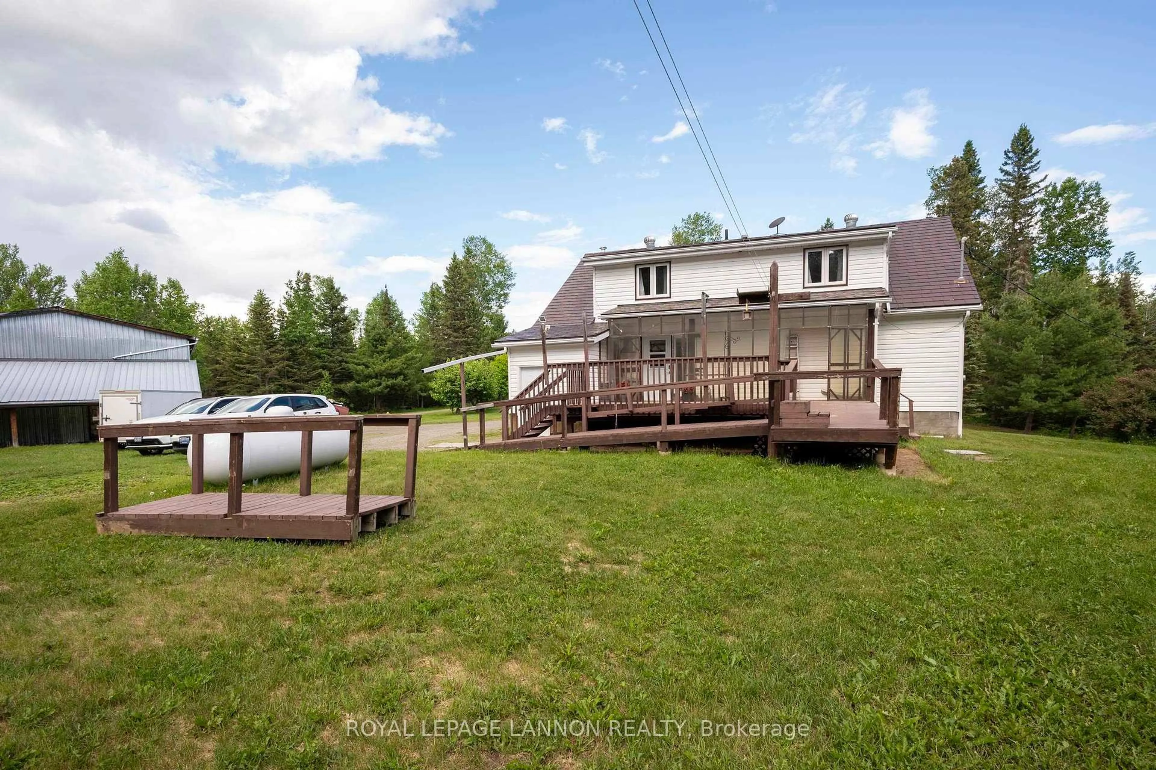 Patio, water/lake/river/ocean view for 169 Centre Rd, Thunder Bay Remote Area Ontario P0T 1X0