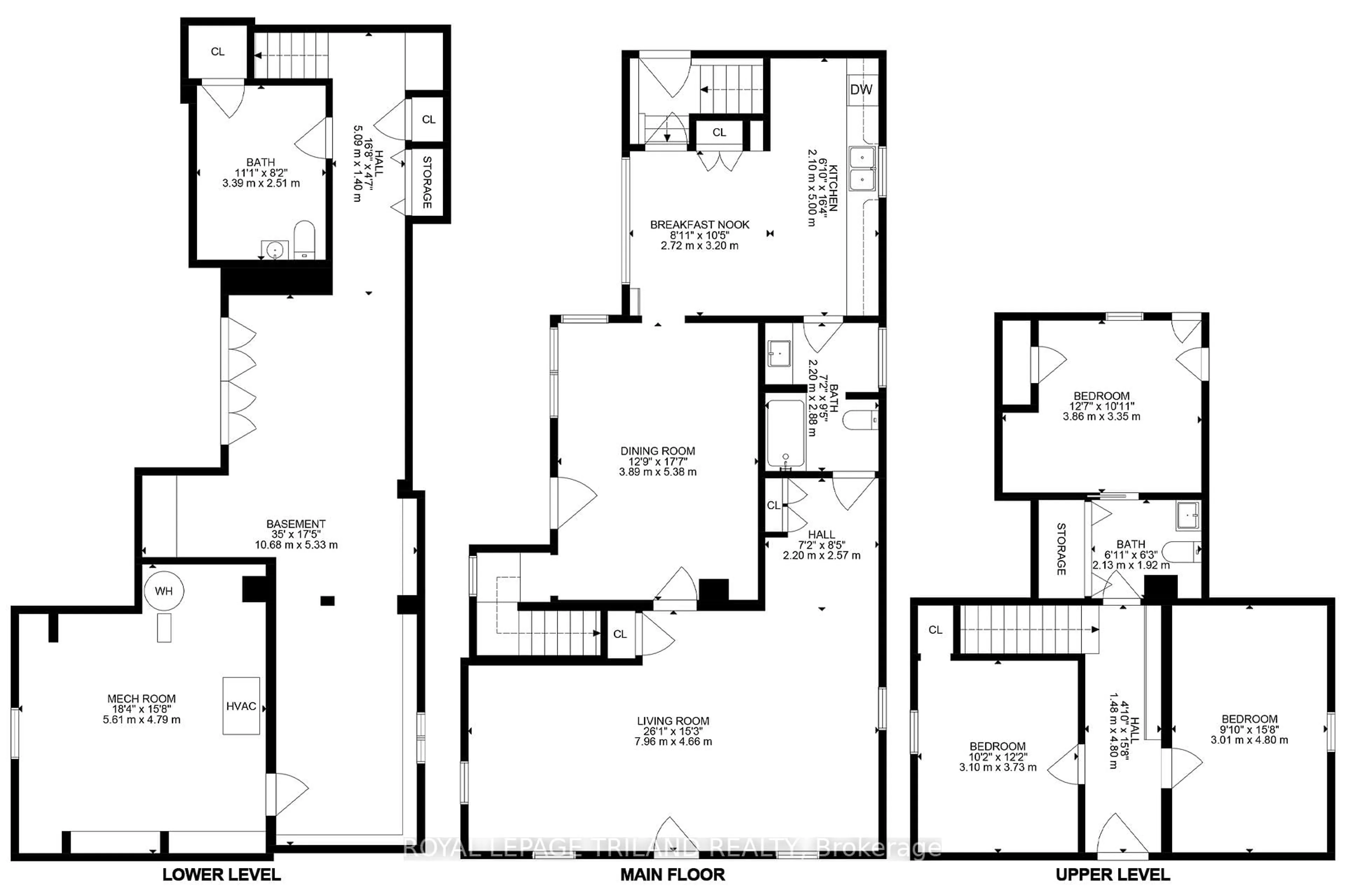 Floor plan for 52 Nelson St, Lambton Shores Ontario N0M 2N0