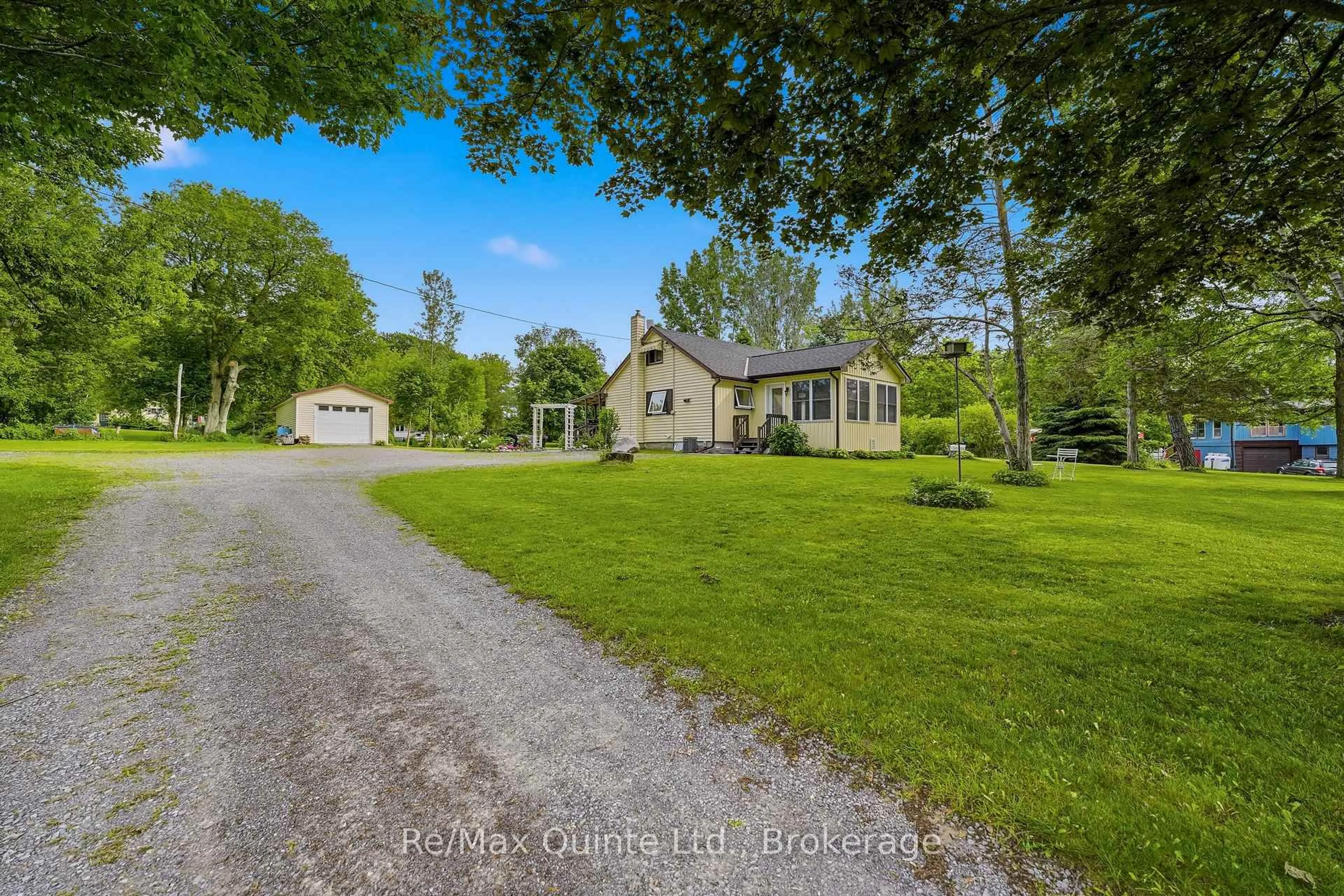 A pic from outside/outdoor area/front of a property/back of a property/a pic from drone, unknown for 97C County Road 18, Prince Edward County Ontario K0K 1P0