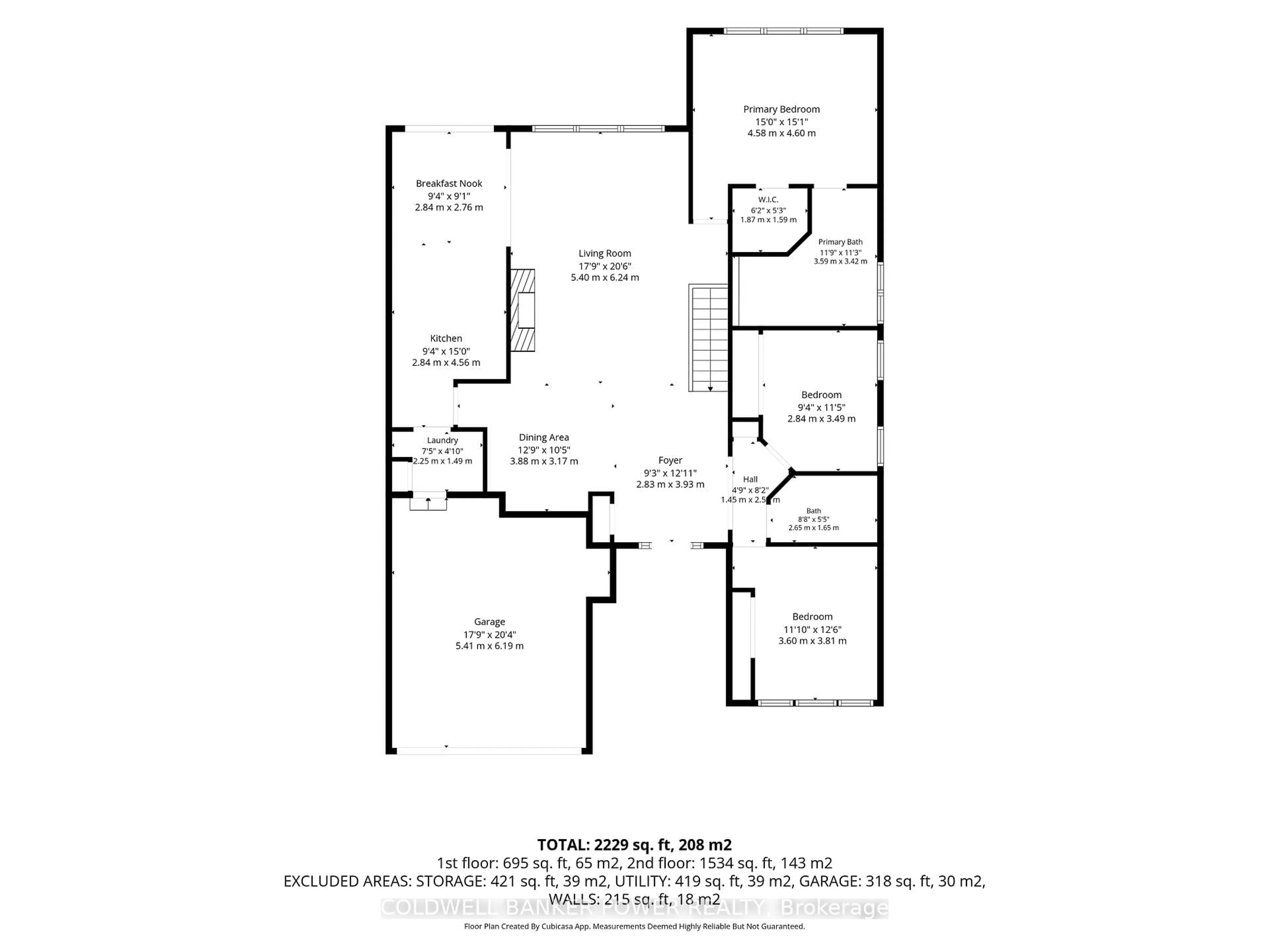 Floor plan for 1333 Staffordshire Rd, London North Ontario N6H 0B8