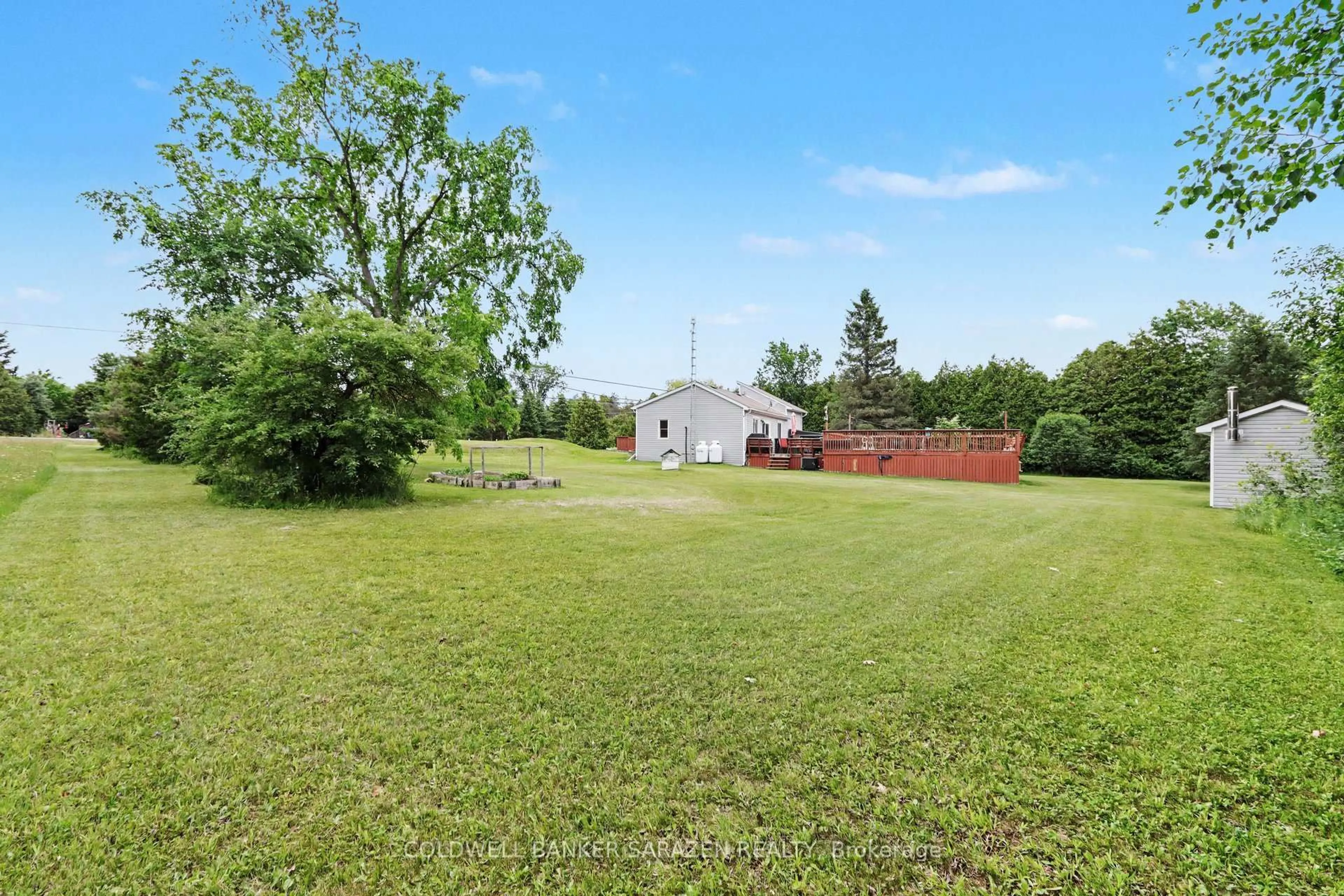 A pic from outside/outdoor area/front of a property/back of a property/a pic from drone, water/lake/river/ocean view for 2695 Rosedale Rd, Smiths Falls Ontario K7A 4S4