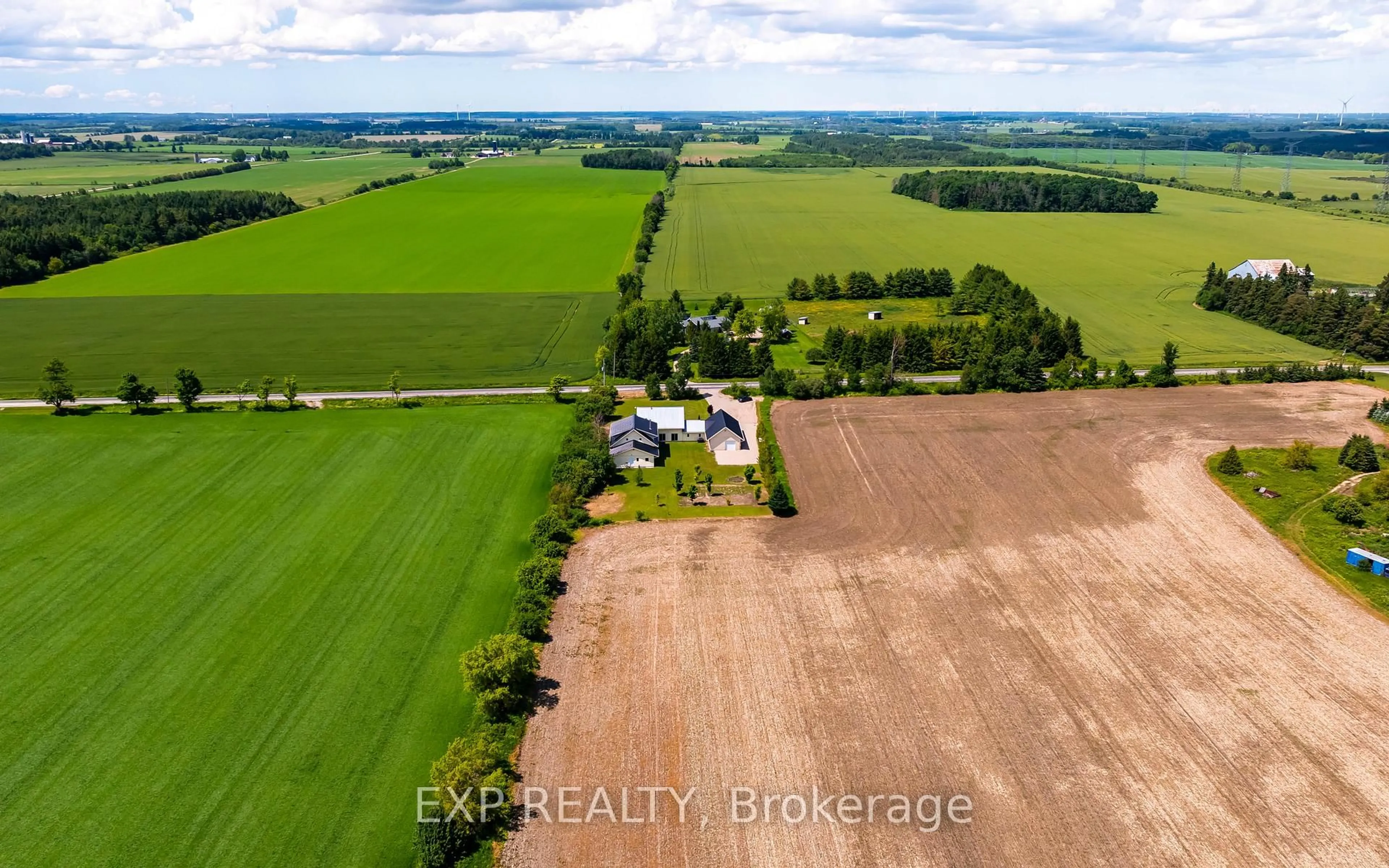A pic from outside/outdoor area/front of a property/back of a property/a pic from drone, unknown for 322066 Concession Road 6-7, East Luther Grand Valley Ontario L9W 0X1