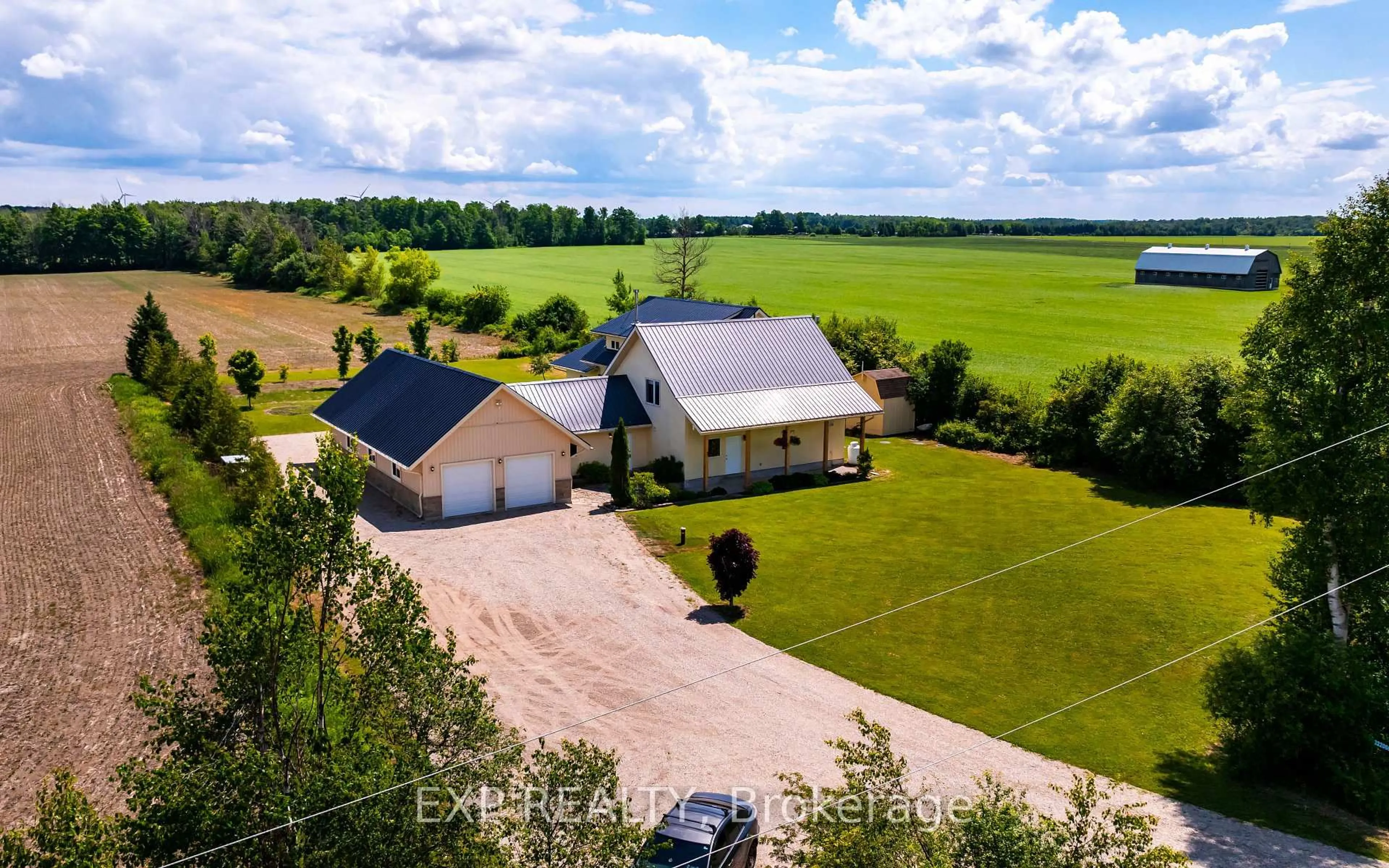 A pic from outside/outdoor area/front of a property/back of a property/a pic from drone, unknown for 322066 Concession Road 6-7, East Luther Grand Valley Ontario L9W 0X1